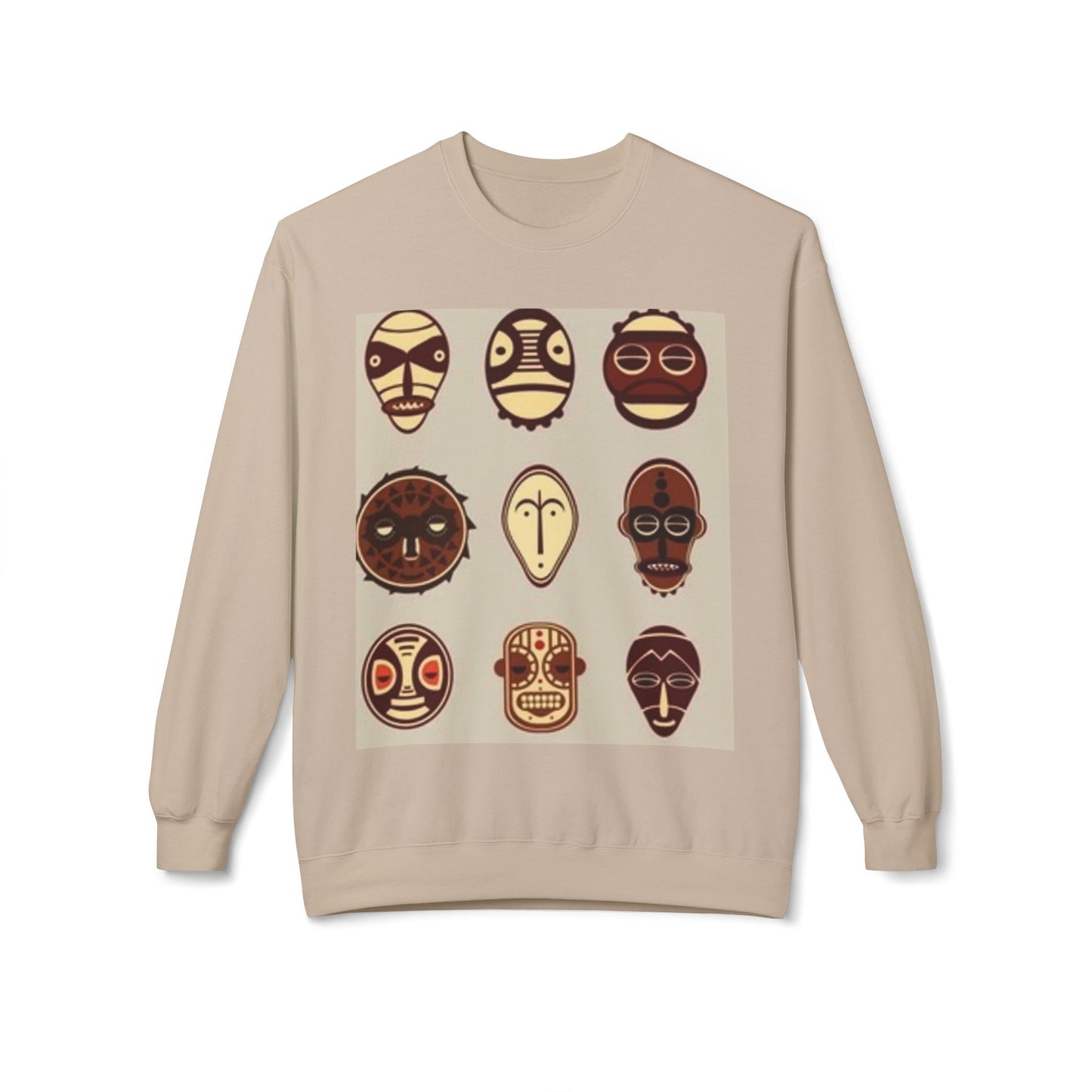 Artistic Horse Illustration Fleece Crewneck Sweatshirt - Unisex