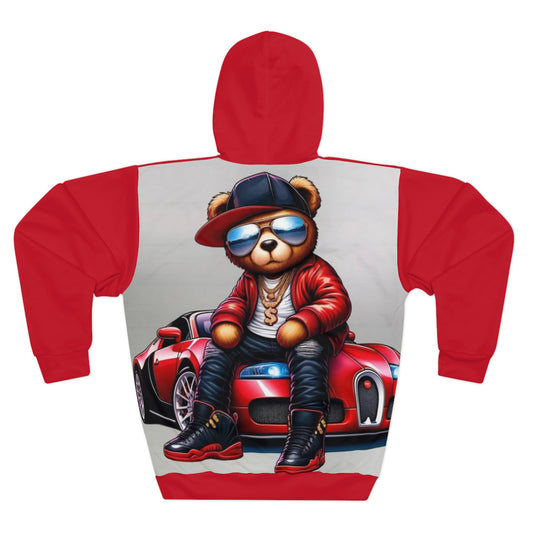 Cool Bear Car Unisex Pullover Hoodie – Street Style Fashion