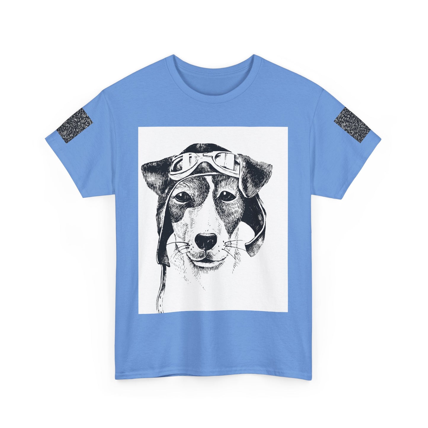 Vintage Aviator Dog Unisex Heavy Cotton Tee