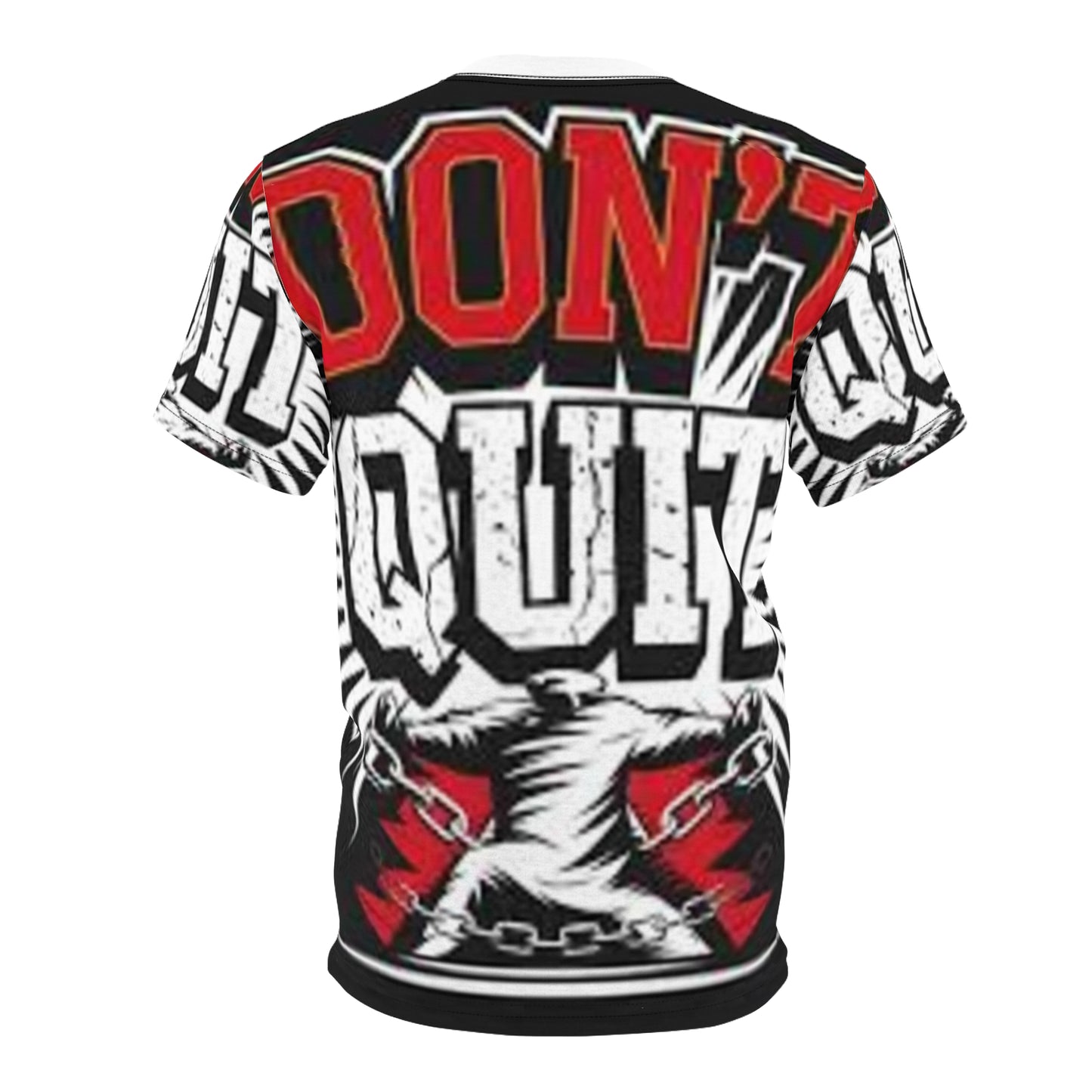 Motivational Unisex Tee - "Don't Quit" Graphic T-Shirt for Fitness Enthusiasts