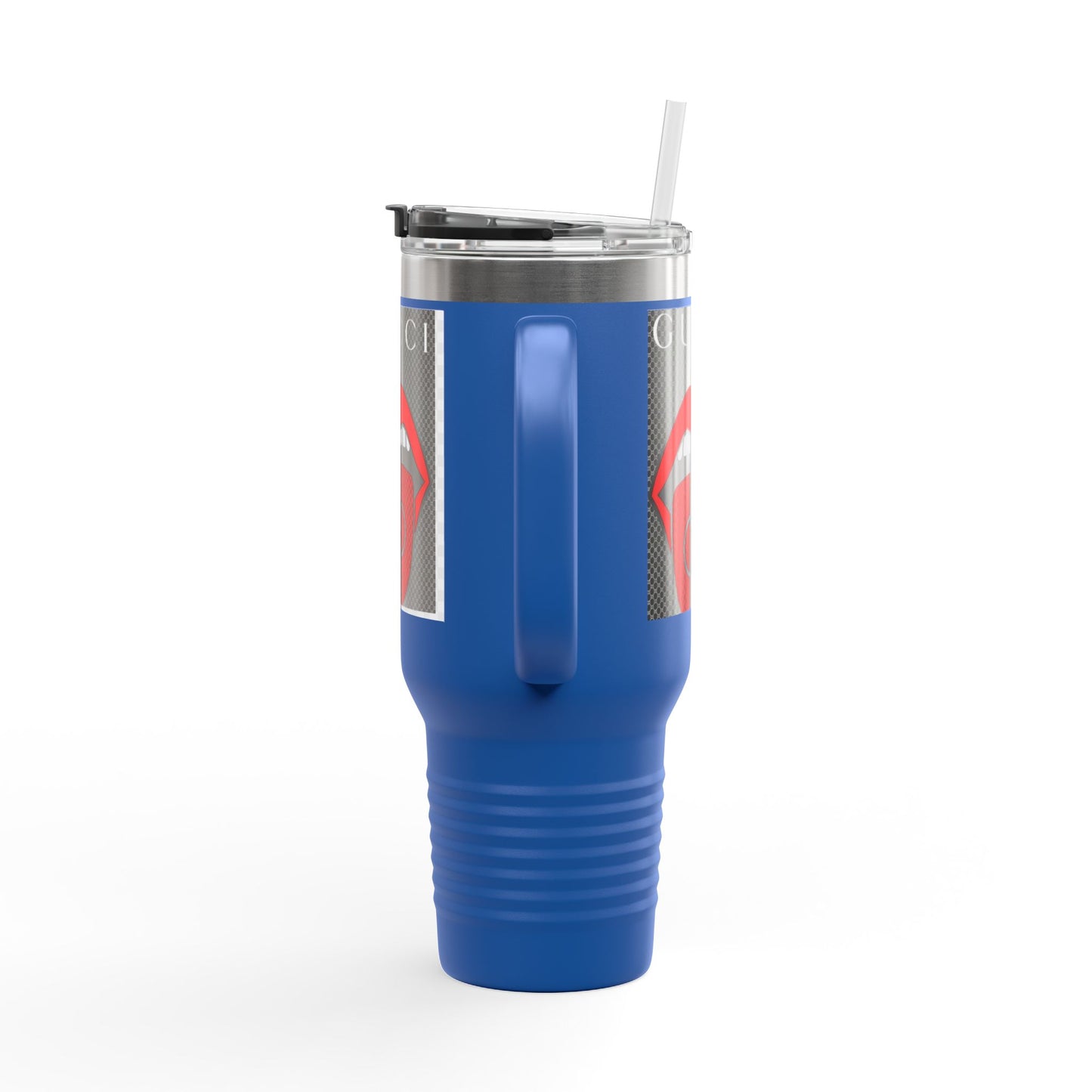 Gucci Style Insulated Travel Mug - 40oz with Iconic Lip Design