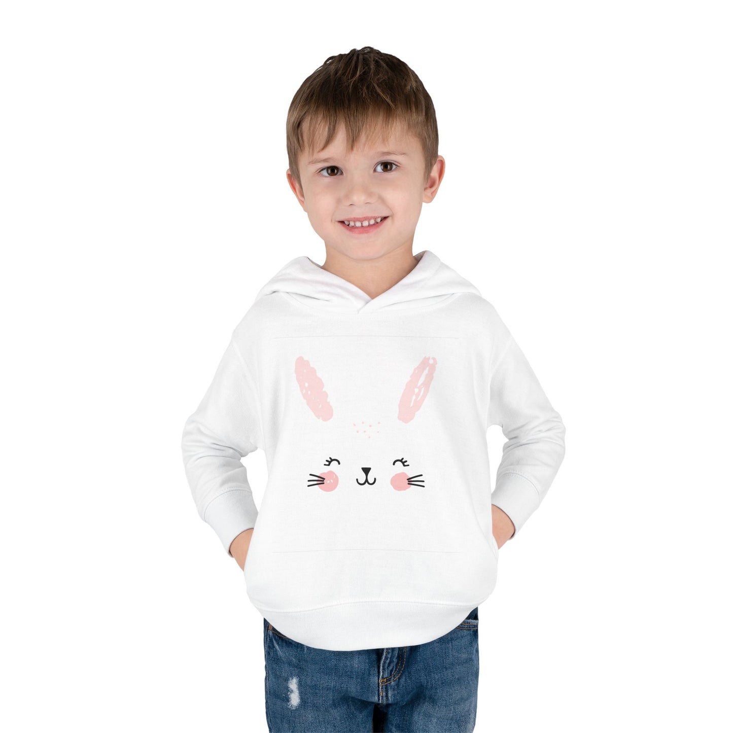 Cute Bunny Hoodie for Toddlers - Cozy Fleece Pullover