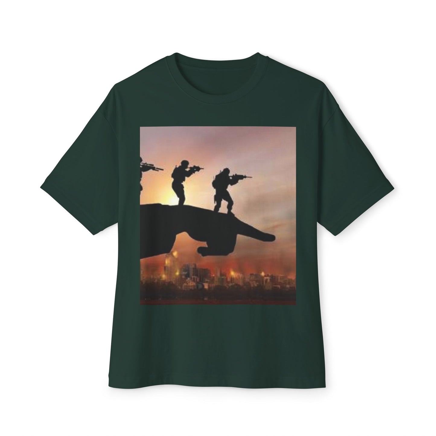 Epic Adventure Unisex Oversized Boxy Tee - Bold Graphic Design