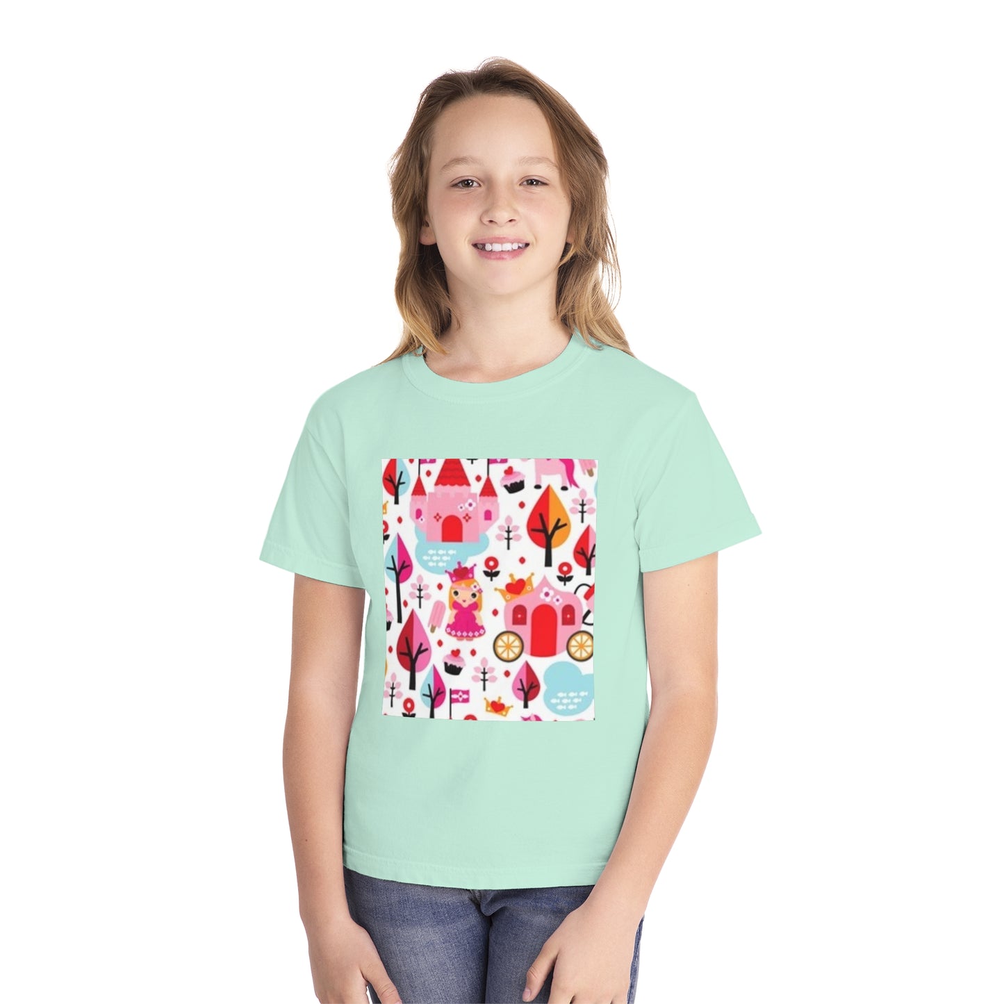 Youth Midweight Tee - Whimsical Fairy Tale Design for Kids