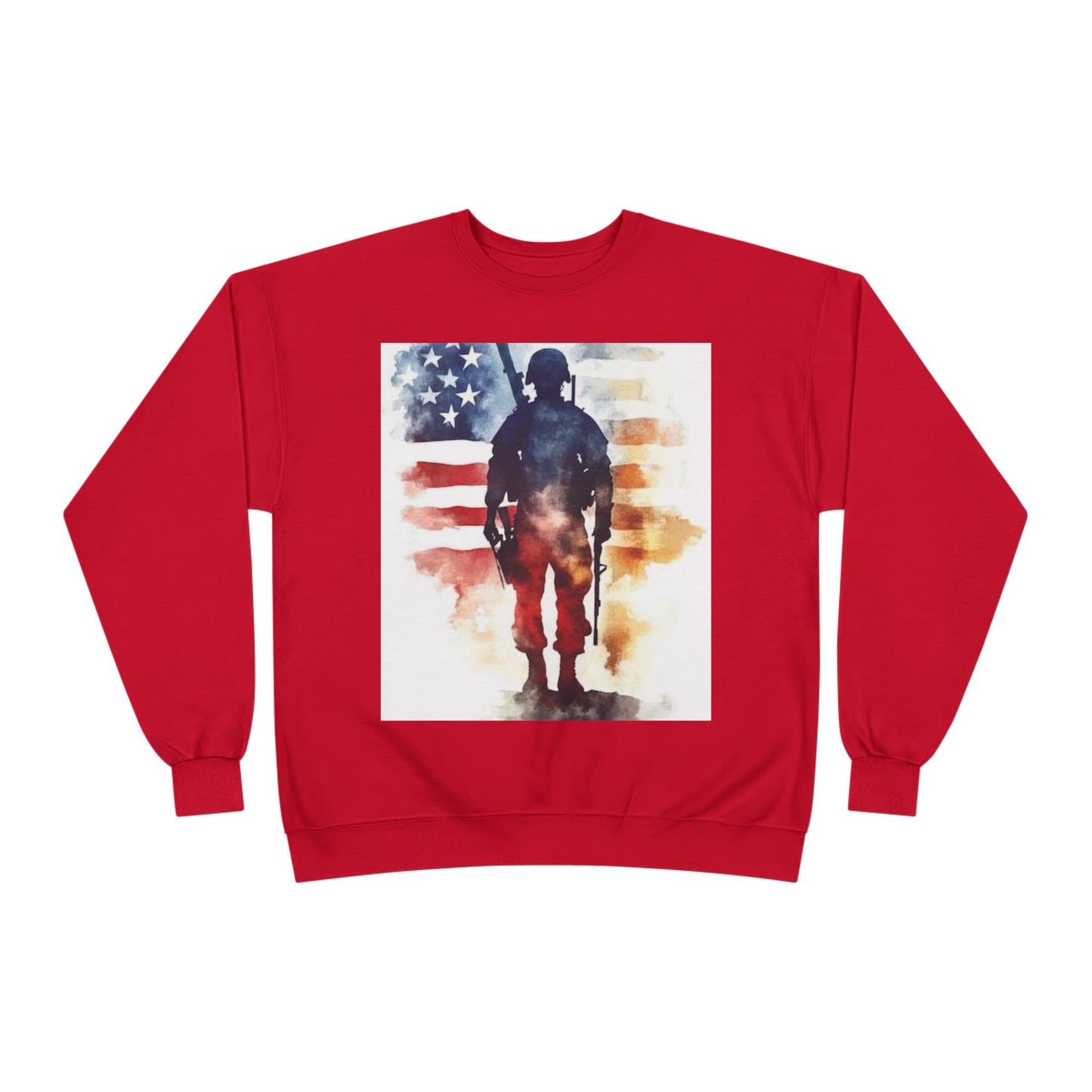 Patriotic Soldier EcoSmart® Crewneck Sweatshirt