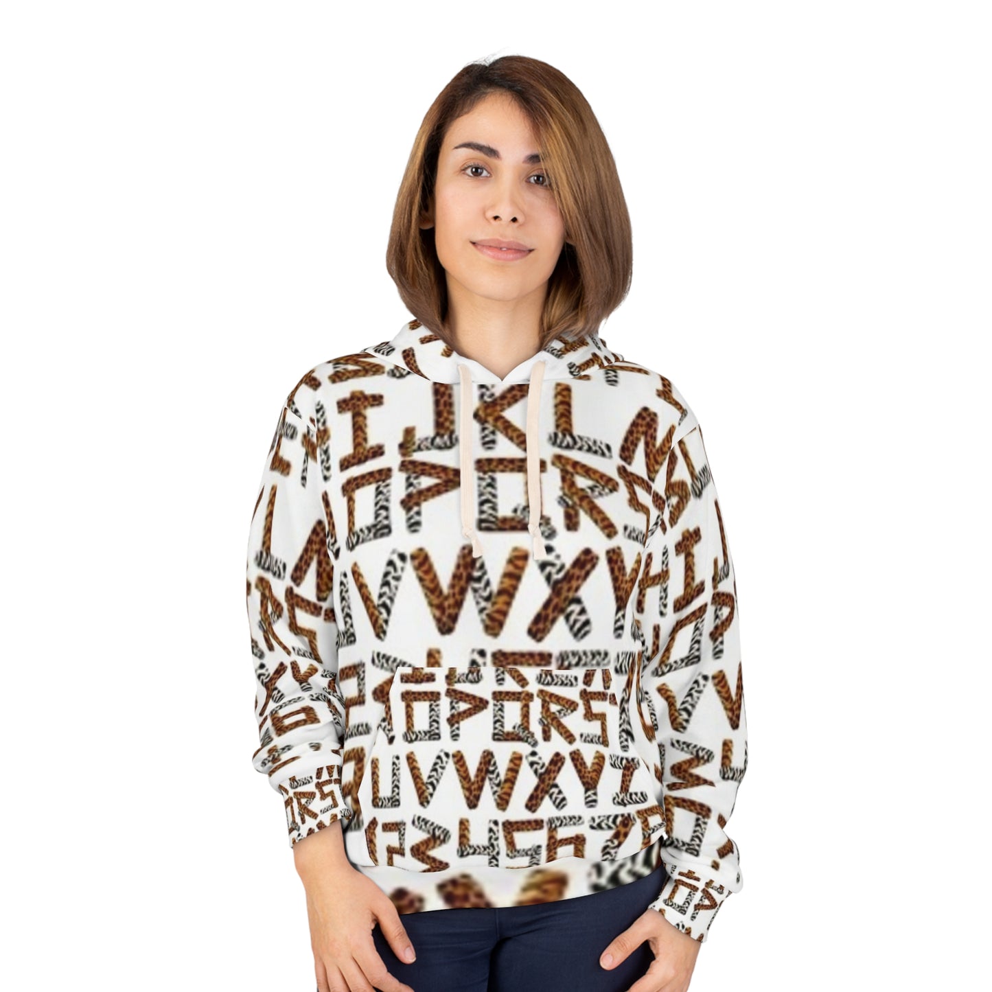 Wild Style Unisex Pullover Hoodie - Trendy Animal Print Design
