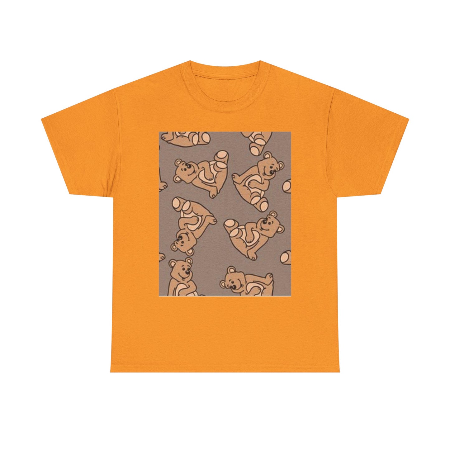 Tropical Bird Pattern Unisex Heavy Cotton Tee - Vibrant Summer Style