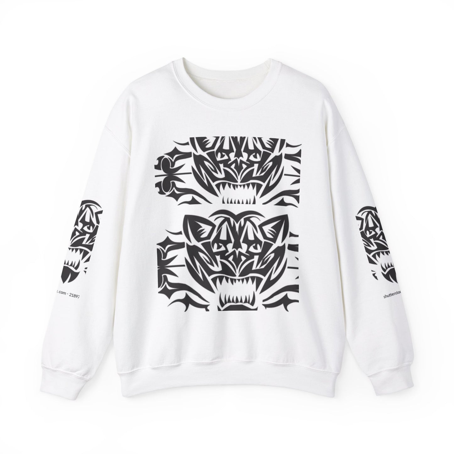 Bold Tiger Graphic Unisex Sweatshirt - Fierce Animal Design
