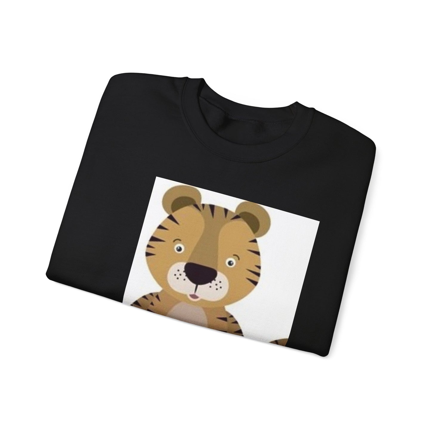Cute Tiger Design Unisex Heavy Blend Crewneck Sweatshirt