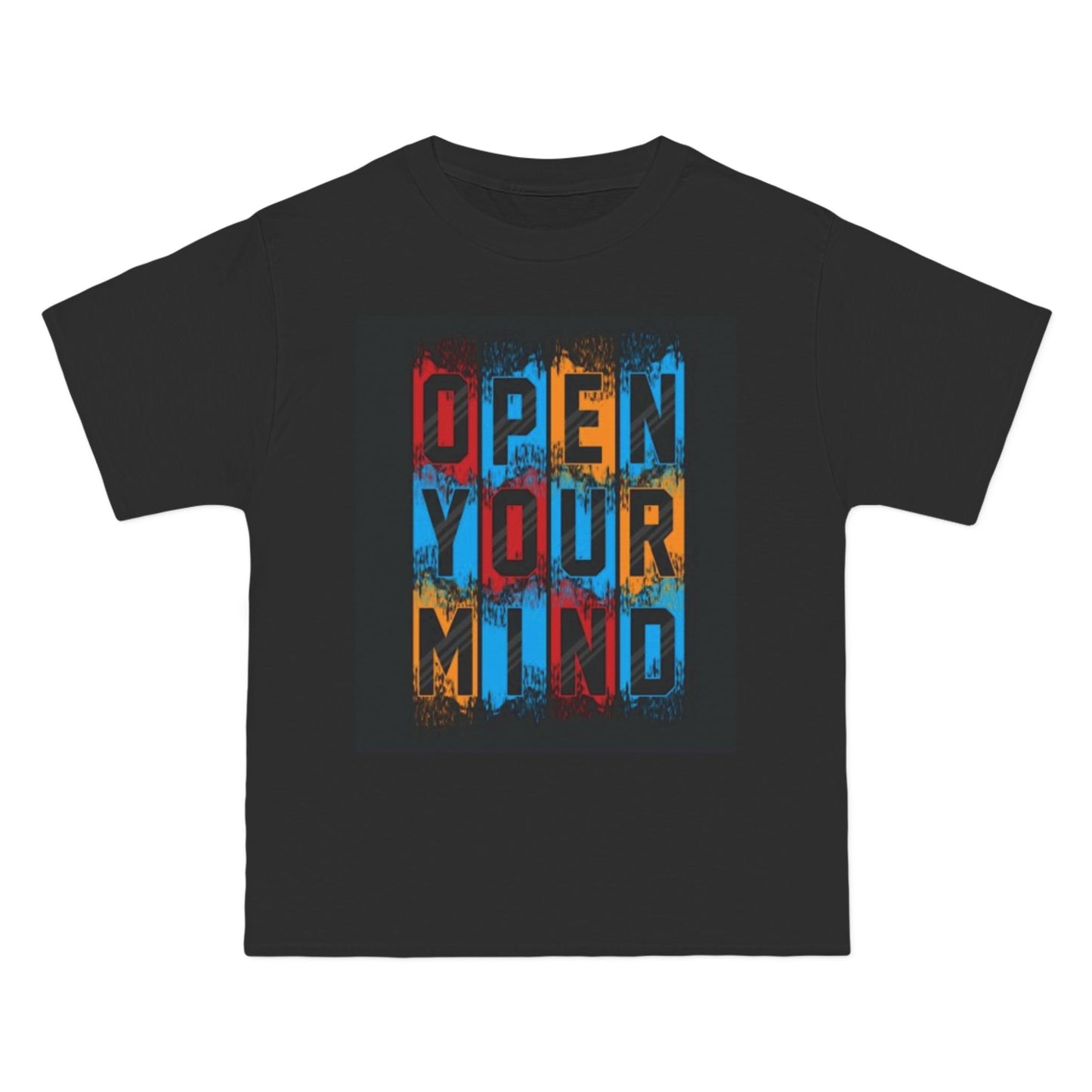Open Your Mind Graphic Beefy-T® Short-Sleeve T-Shirt - Inspirational Art Tee