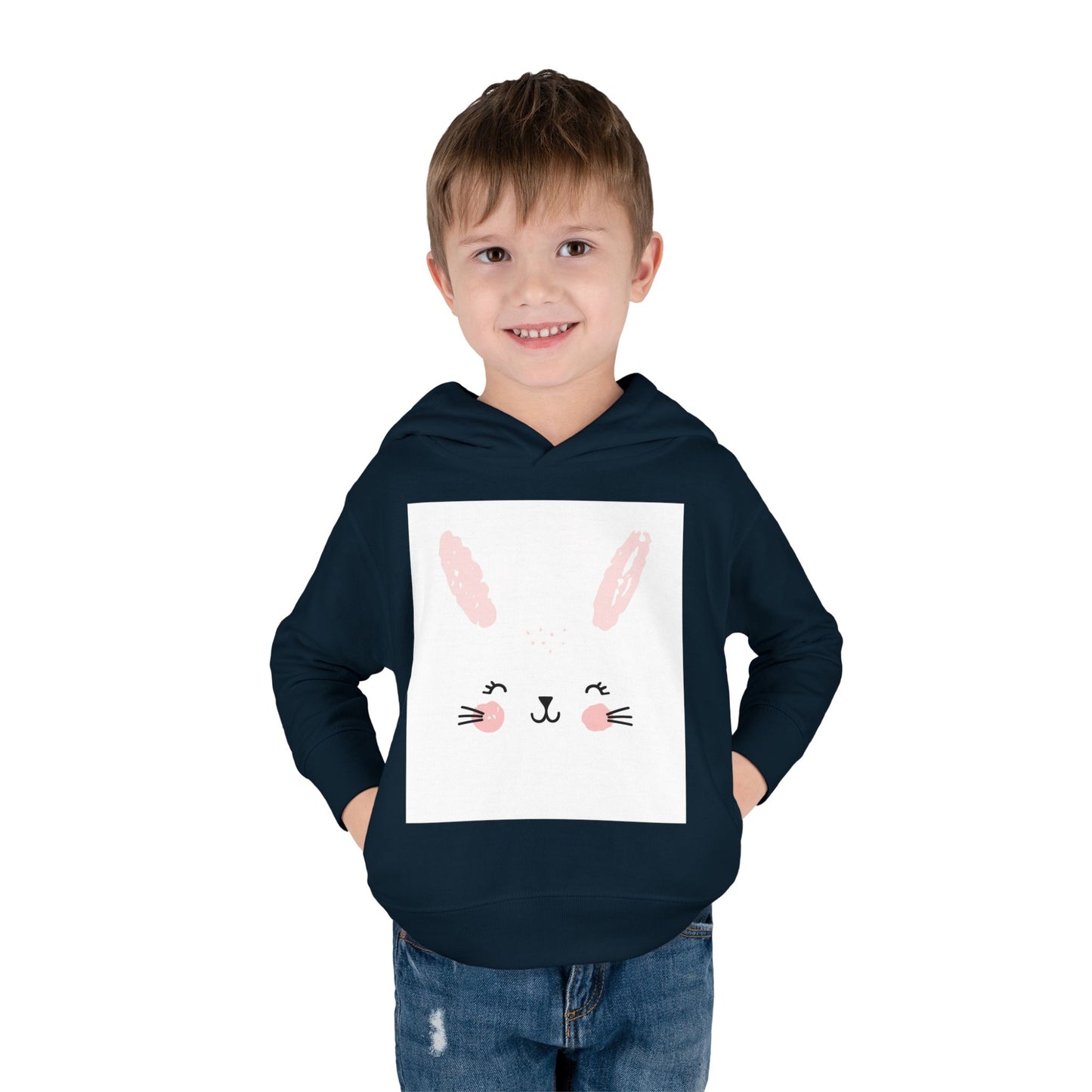 Cute Bunny Hoodie for Toddlers - Cozy Fleece Pullover