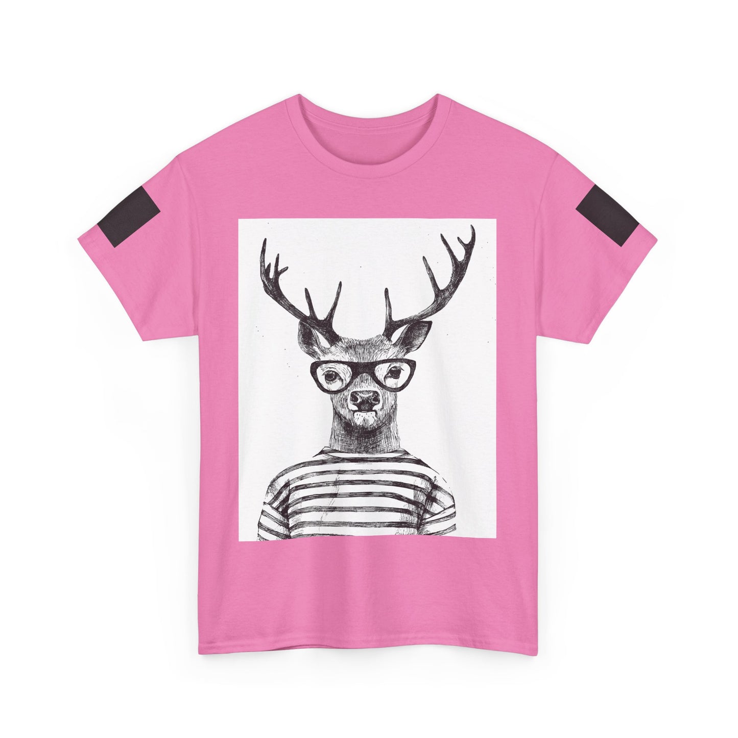 Cool Vintage Deer Graphic Unisex Heavy Cotton Tee