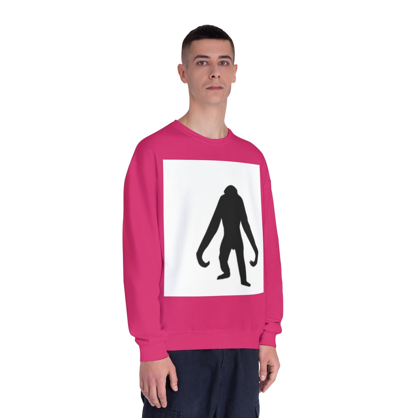 Sasquatch Silhouette Unisex Crewneck Sweatshirt - Cozy & Fun