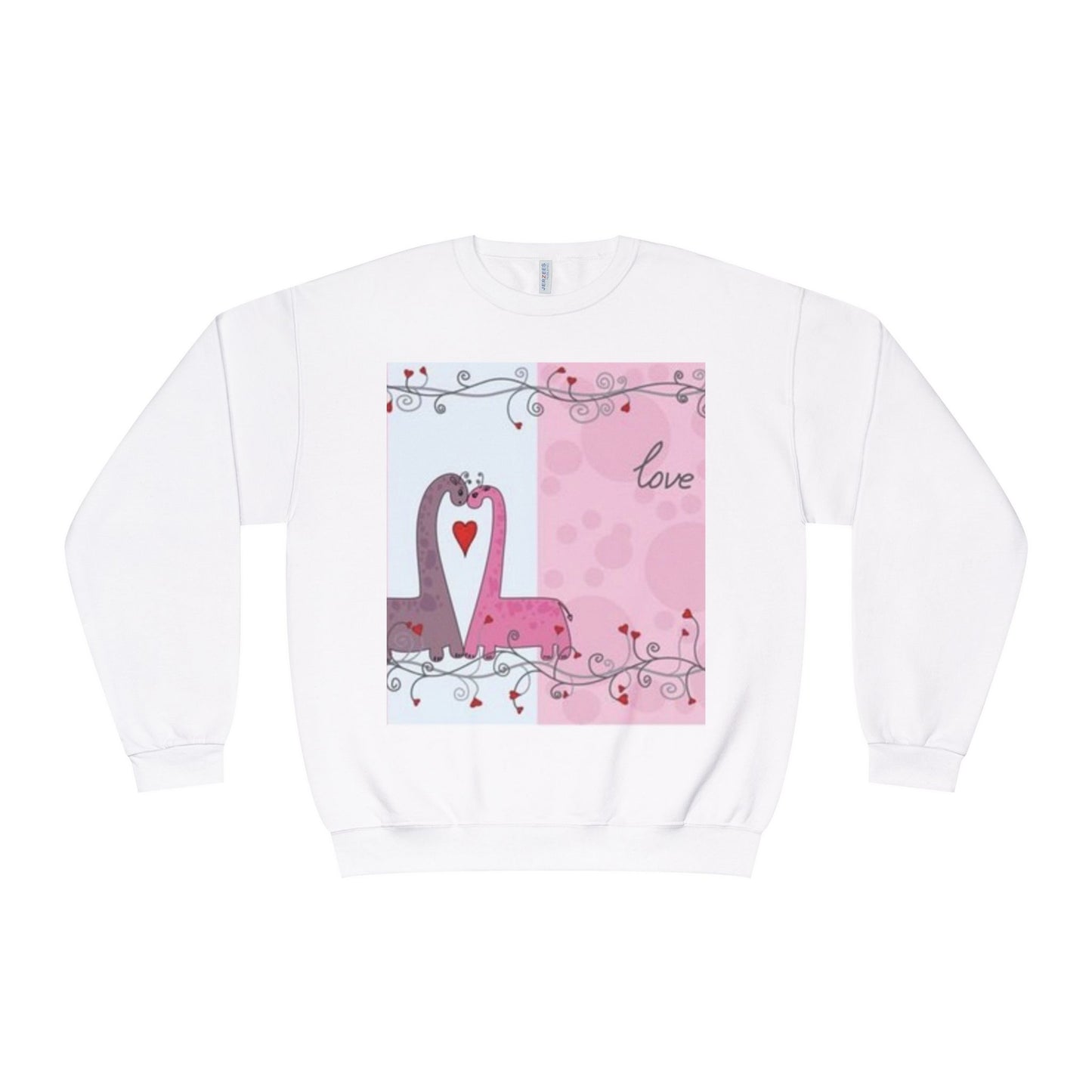Love-Themed Unisex Crewneck Sweatshirt - Cozy Valentine's Day Gift