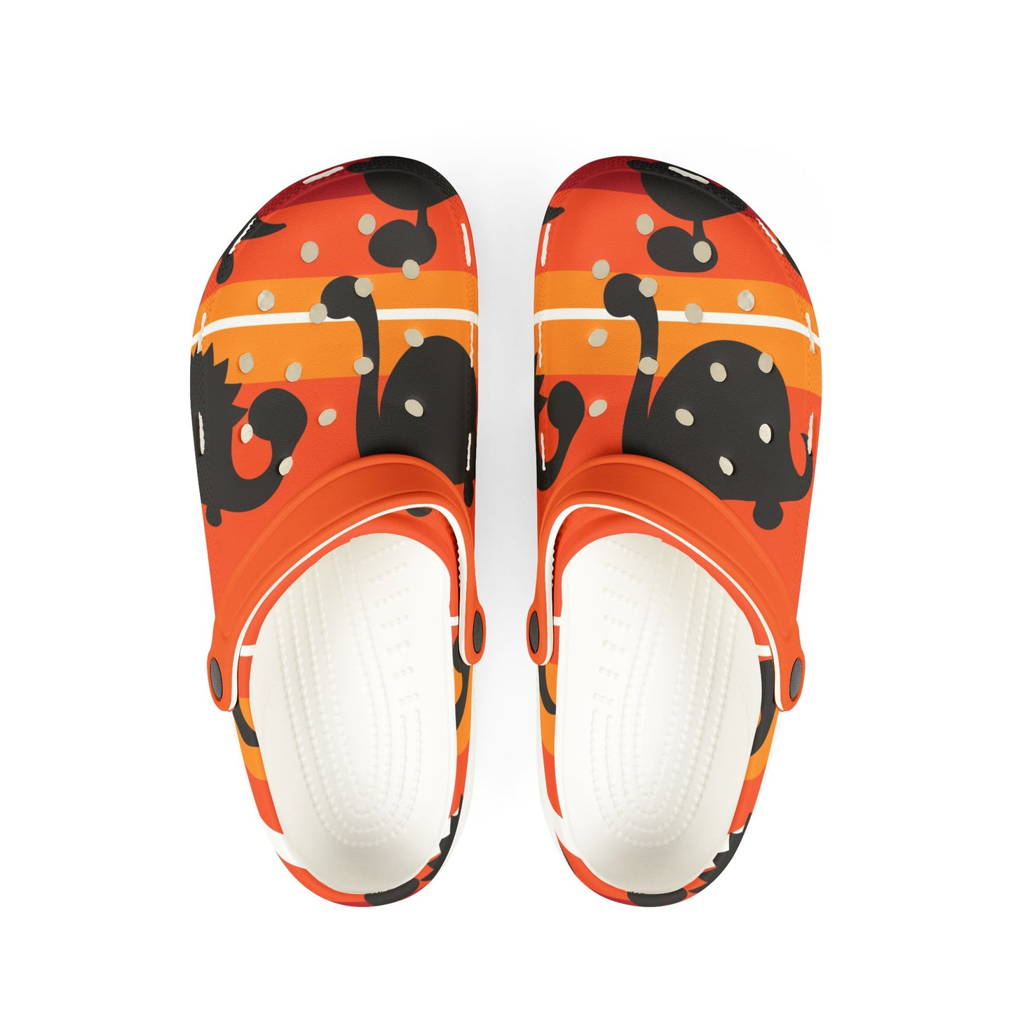 Colorful EVA Foam Rubber Shoes with Fun Pattern - Perfect for Summer Adventures!