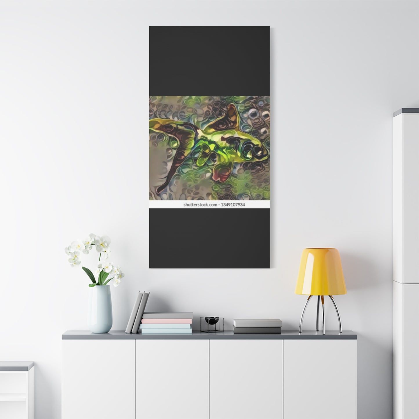 Abstract Nature Canvas Art - Stretched Matte Wall Decor
