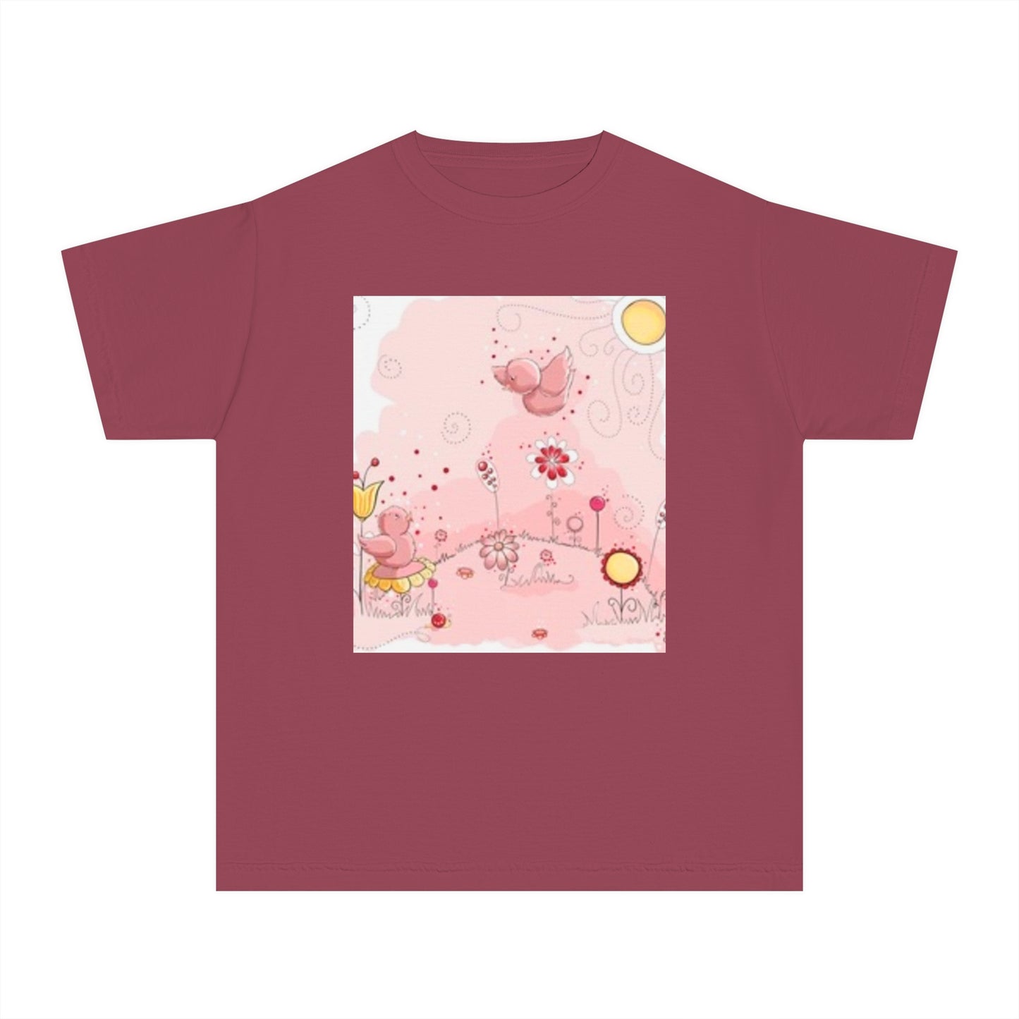 Fun Dinosaur Youth Midweight Tee for Boys and Girls - Perfect for Play and Adventures