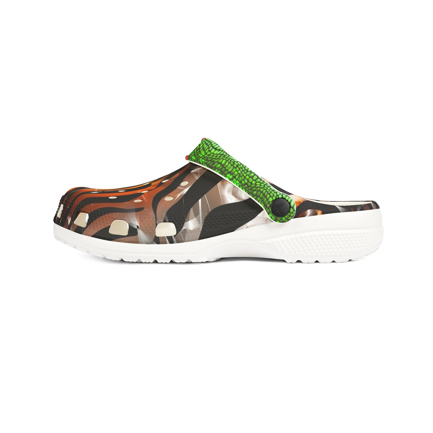 Stylish EVA Foam Rubber Clogs - Trendy Animal Print Slip-Ons for Casual & Outdoor Use