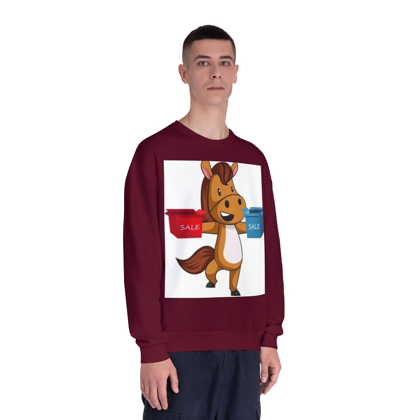Funny Horse Sale Crewneck Sweatshirt | Unisex NuBlend®
