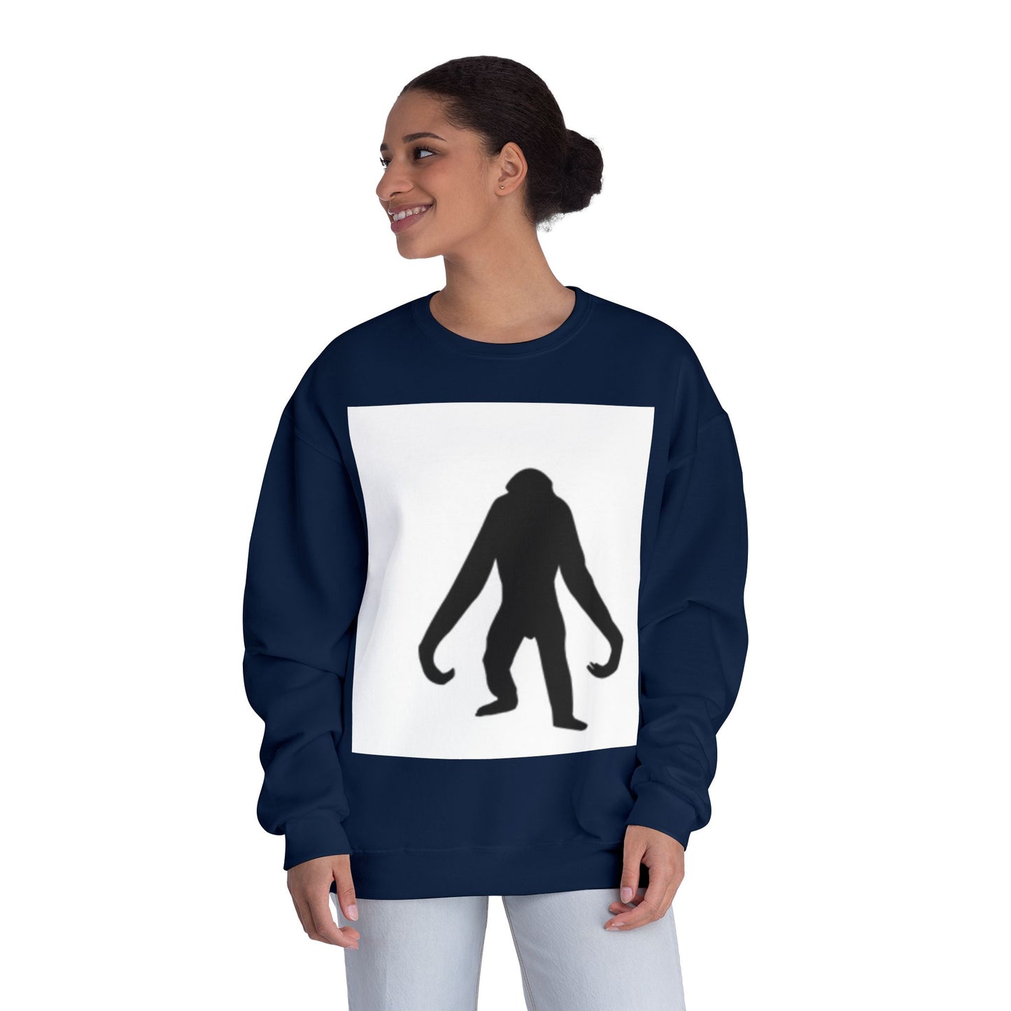 Sasquatch Silhouette Unisex Crewneck Sweatshirt - Cozy & Fun
