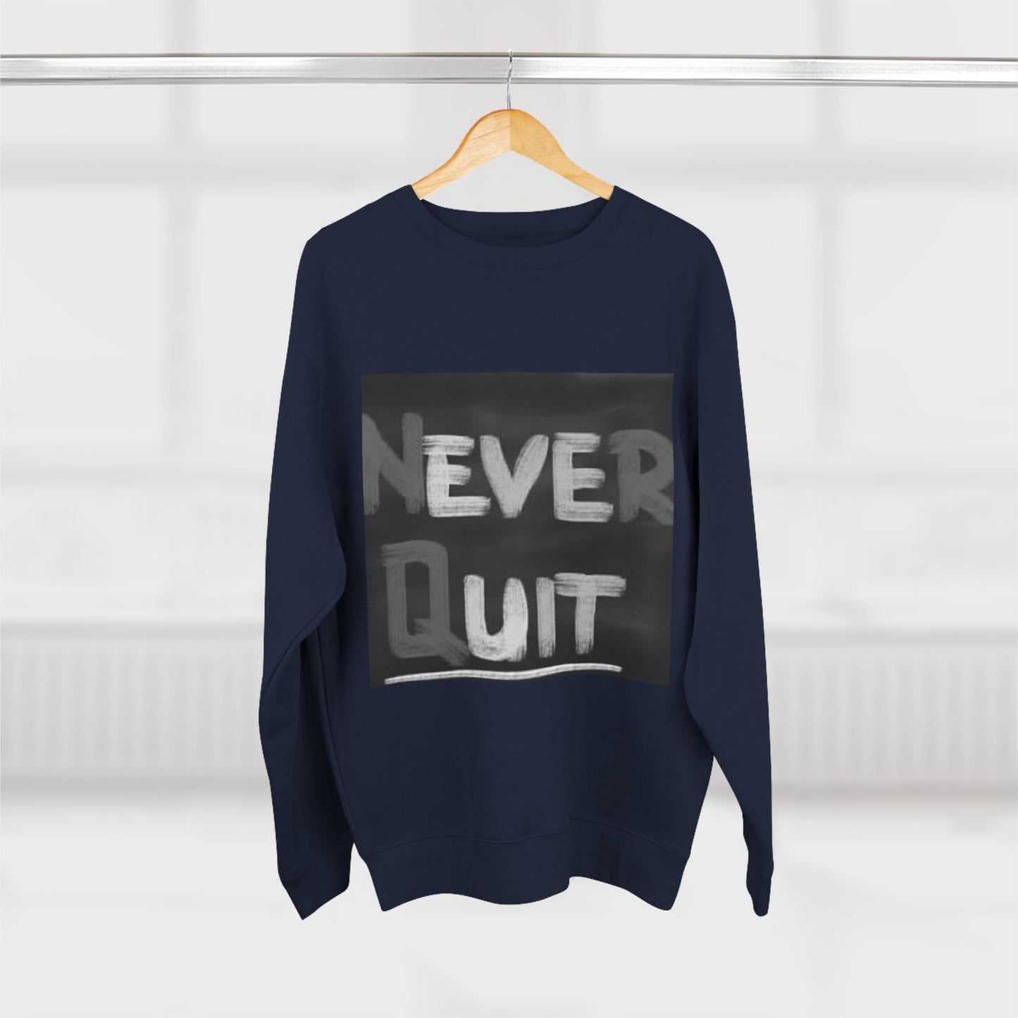Artistic Black & White Floral Unisex Crewneck Sweatshirt