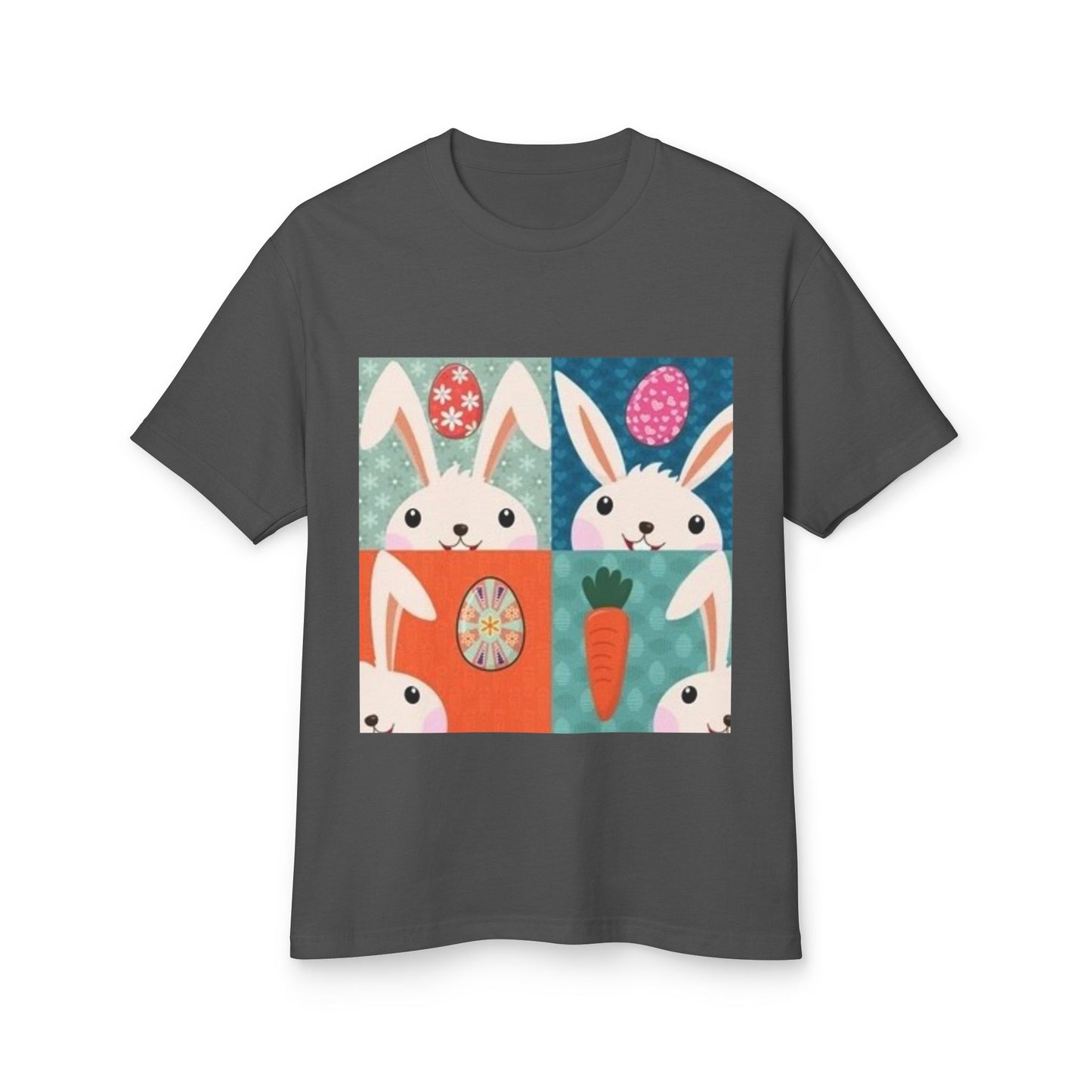 Cute Easter Bunny Tee - Unisex Garment-Dyed Cotton Shirt