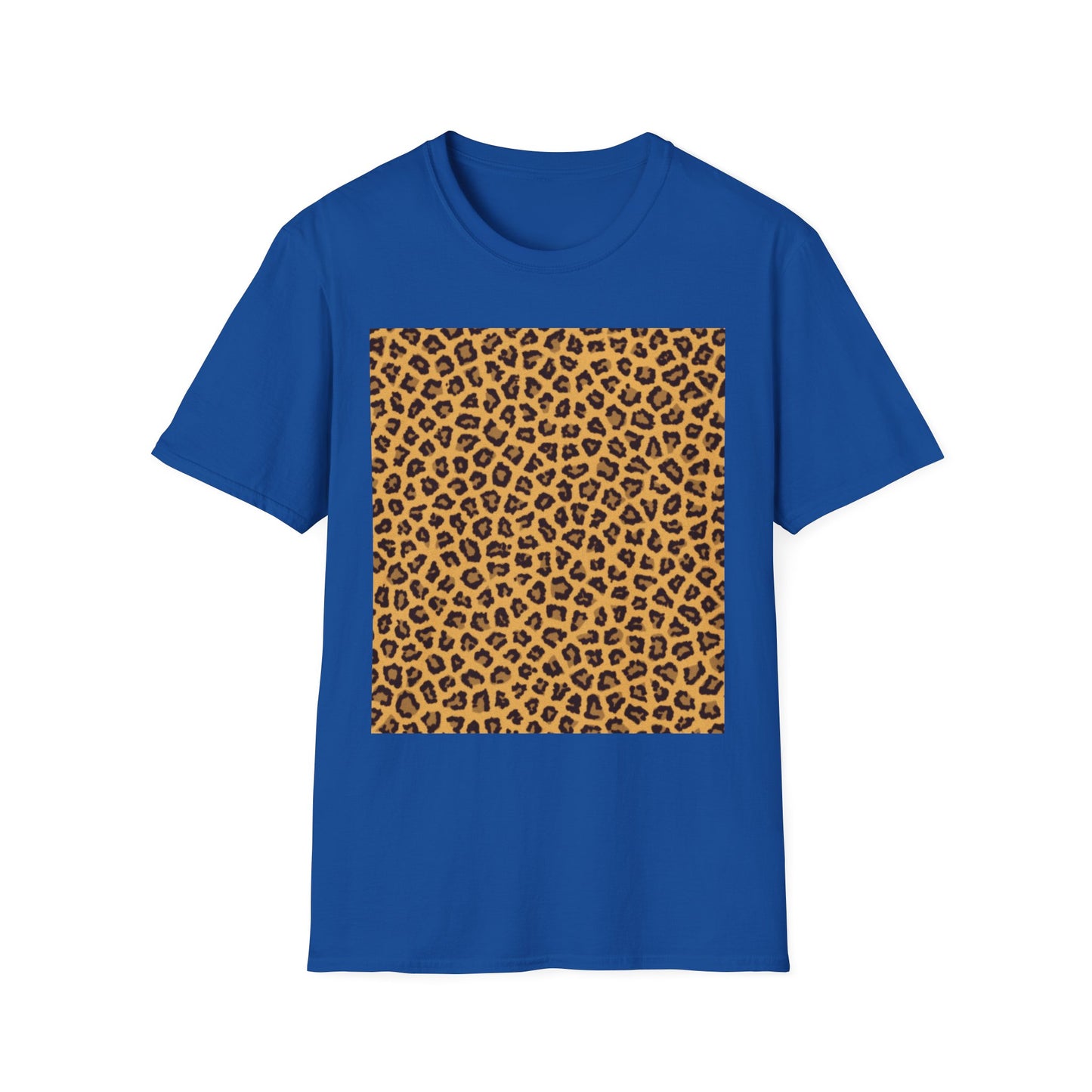 Leopard Print Unisex Softstyle T-Shirt - Trendy Casual Wear