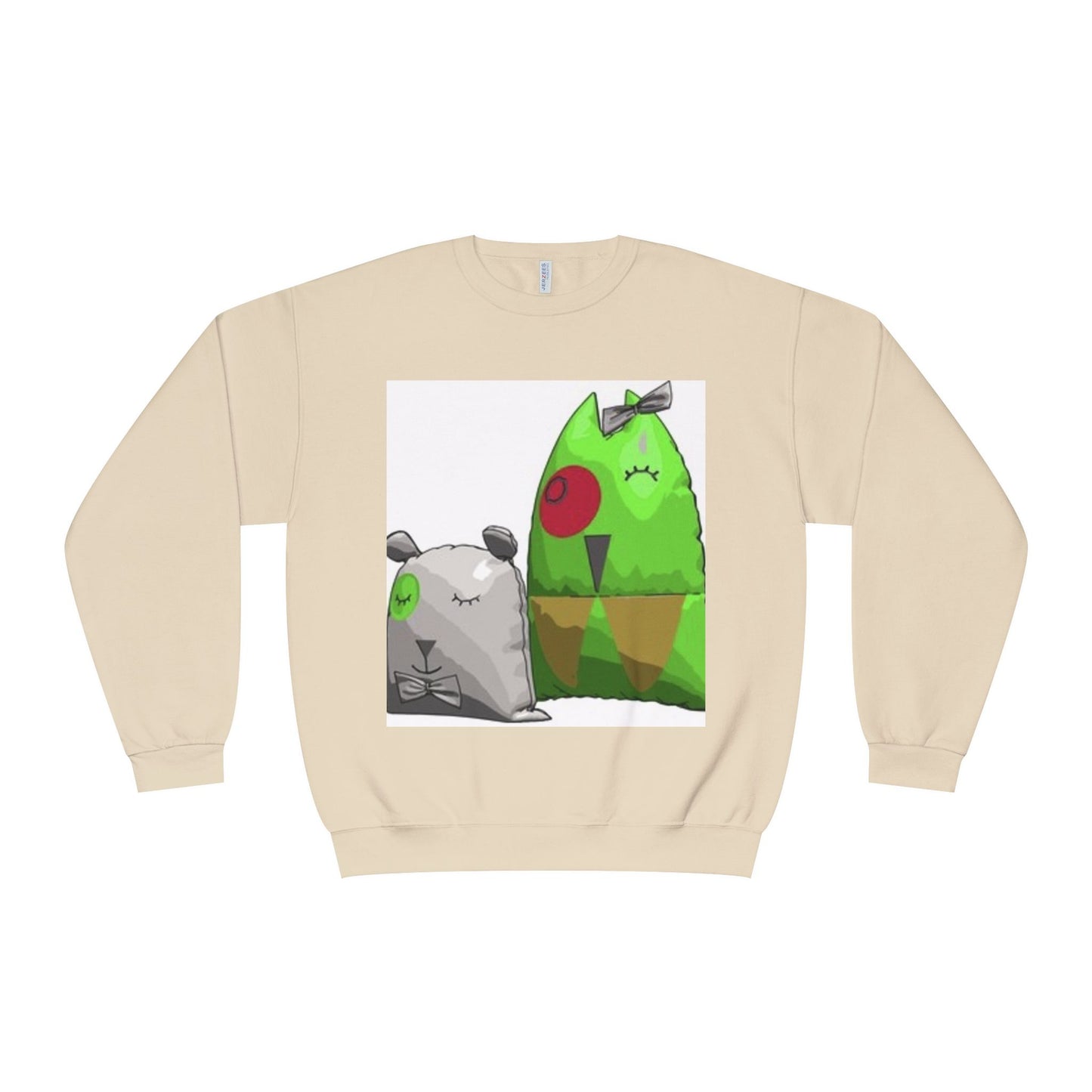 Cute Cartoon Monsters Unisex Crewneck Sweatshirt - Cozy Fun for All Ages
