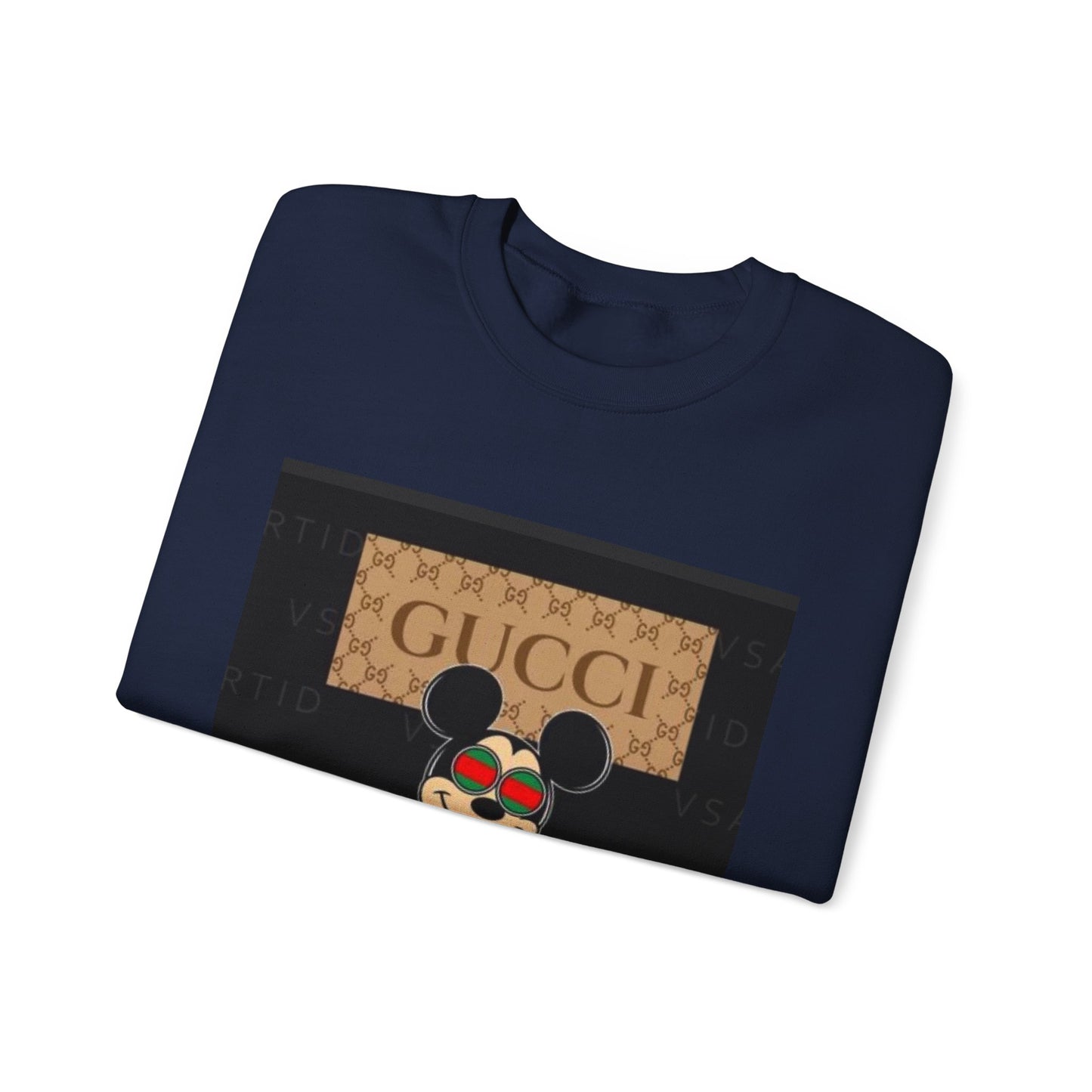Gucci-Inspired Mickey Mouse Unisex Heavy Blend™ Crewneck Sweatshirt