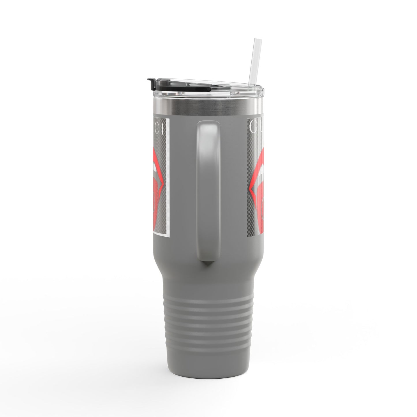 Gucci Style Insulated Travel Mug - 40oz with Iconic Lip Design