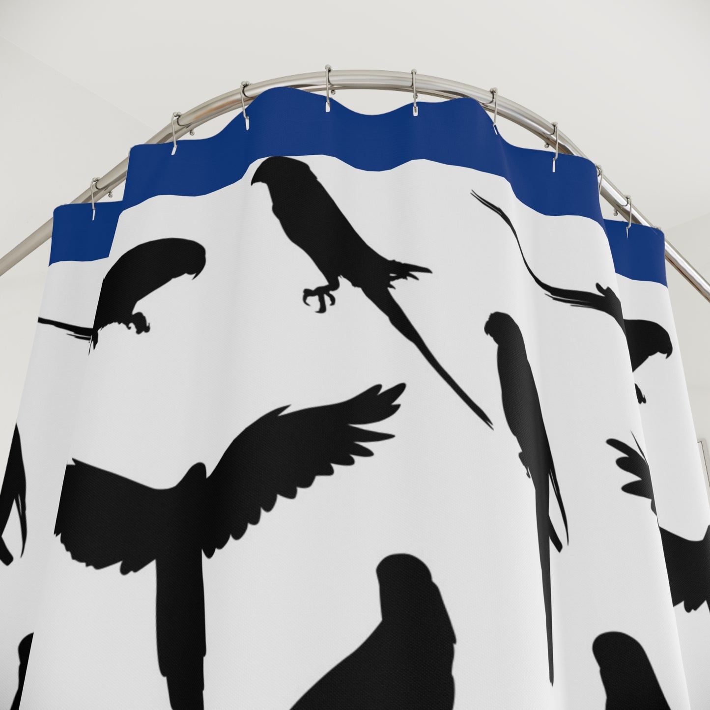 Whimsical Bird Shower Curtain – Enchanting Nature Decor for Bathrooms