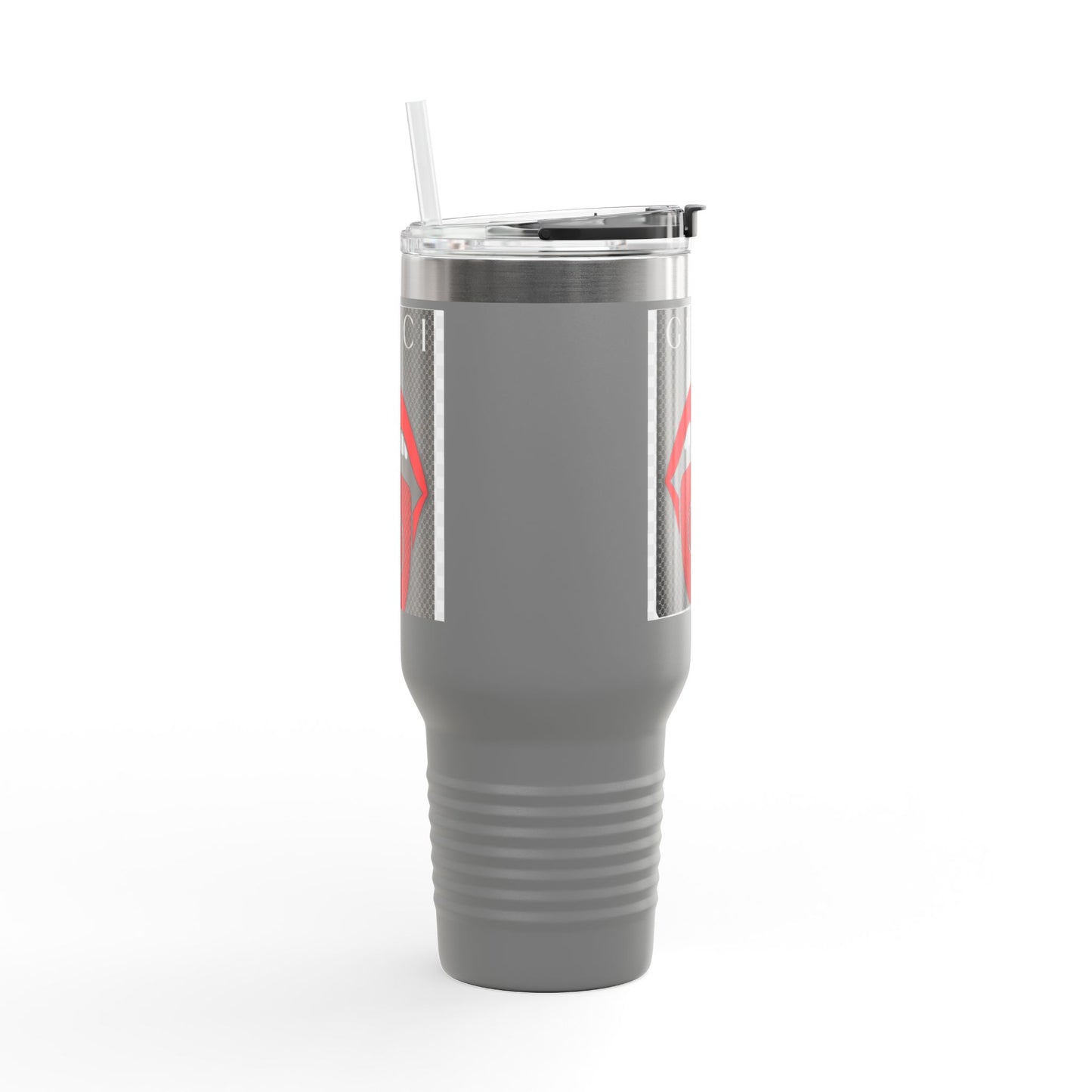 Gucci Style Insulated Travel Mug - 40oz with Iconic Lip Design