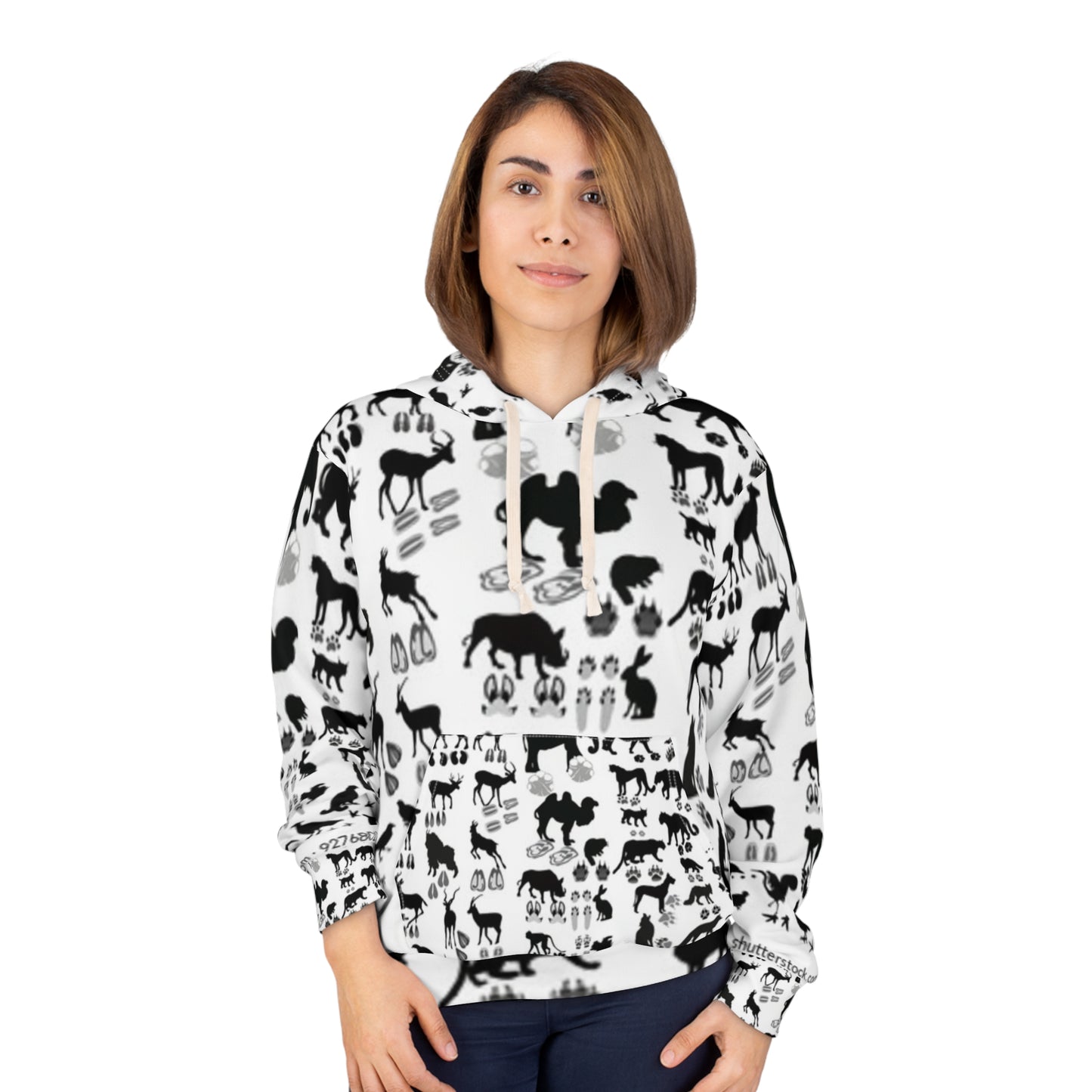 Animal Silhouettes Unisex Pullover Hoodie - Cozy and Fun for Nature Lovers