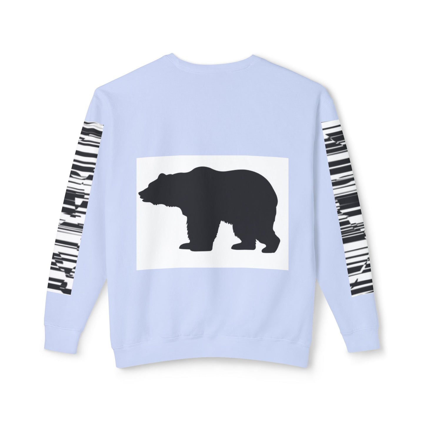 Stylish Bear Graphic Unisex Lightweight Crewneck Sweatshirt