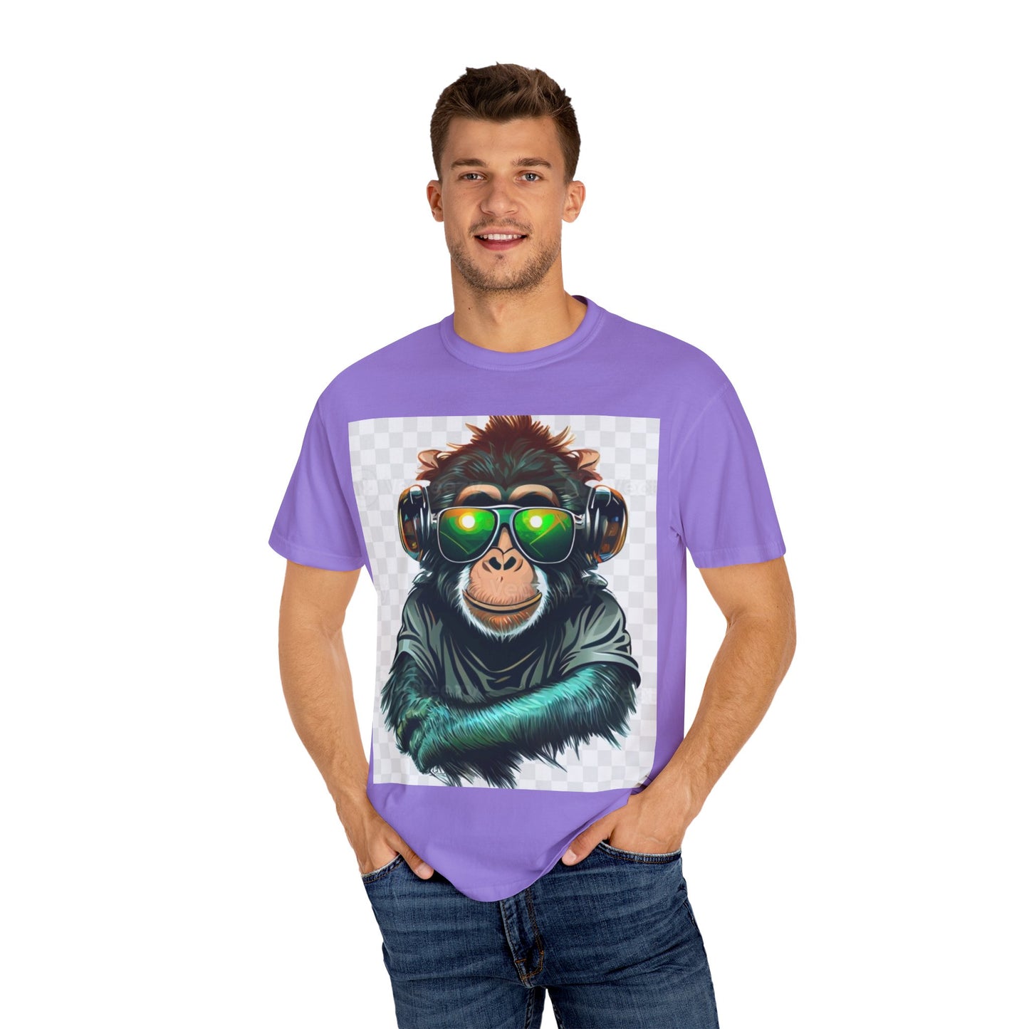 Cool Monkey Graphic Unisex T-Shirt - Perfect for Music Lovers & Casual Vibes