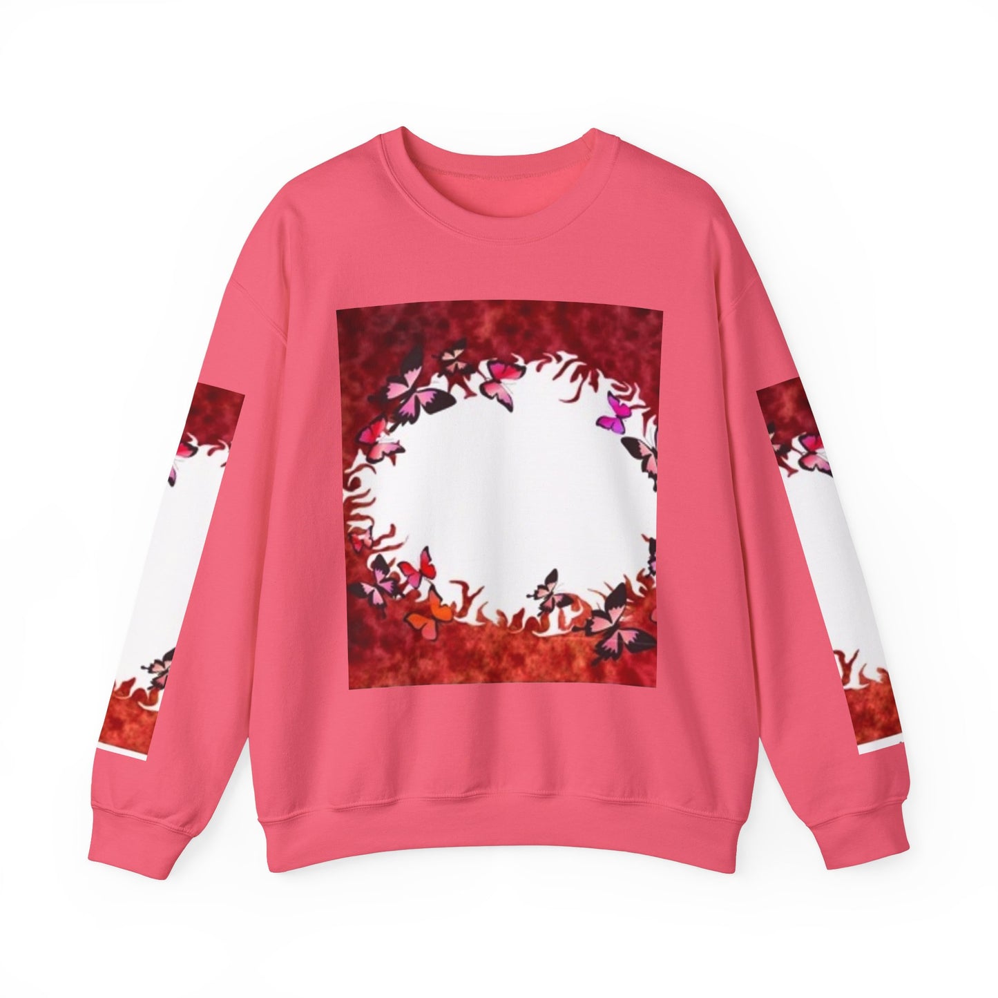 Floral Nature Crewneck Sweatshirt - Cozy Unisex Pullover for Nature Lovers