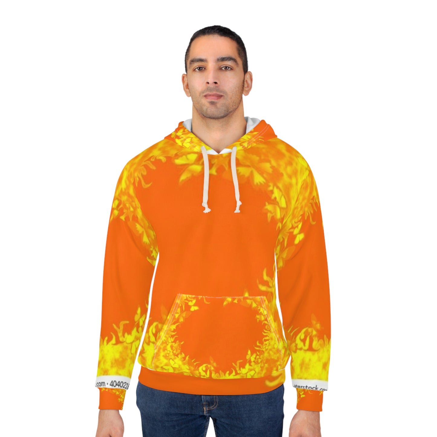 Vibrant Sunburst Unisex Pullover Hoodie - Perfect for Summer Festivals & Outdoor Adventures