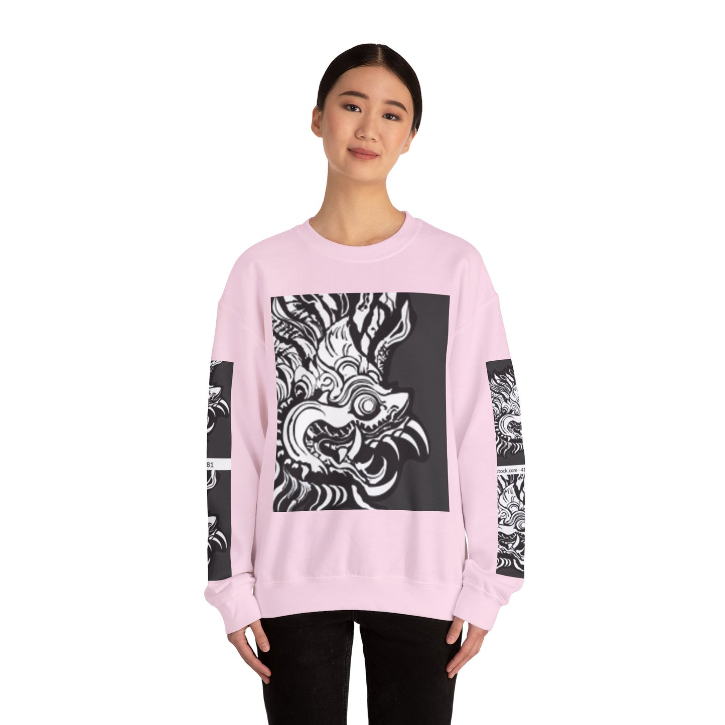 Bold Graphic Crewneck Sweatshirt - Unisex Heavy Blend™ - Perfect for Streetwear and Casual Outings