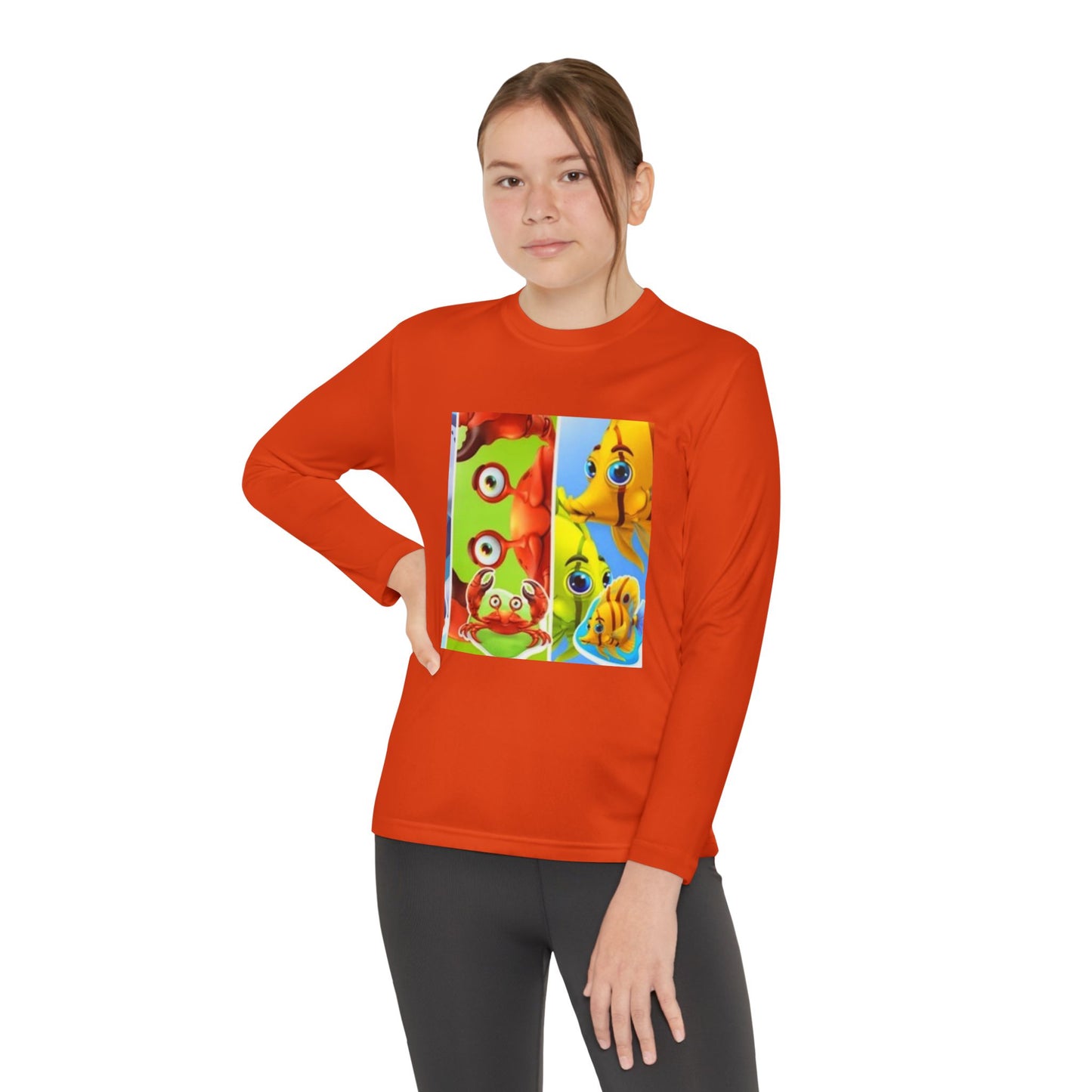Vibrant Youth Long Sleeve Tee - Fun Animal Designs for Playful Kids