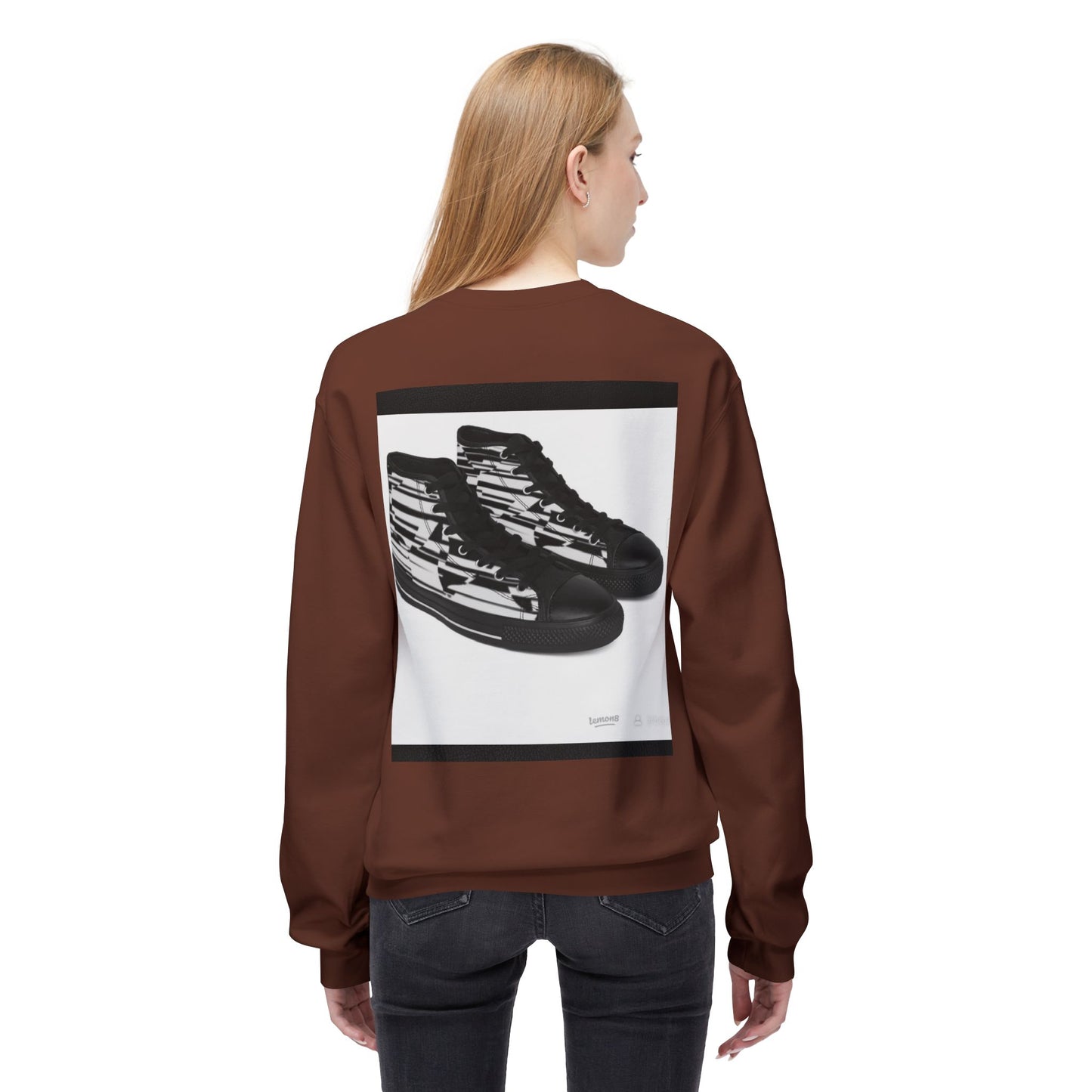 Cool Rhino and Sneakers Fleece Sweatshirt for Trendsetters