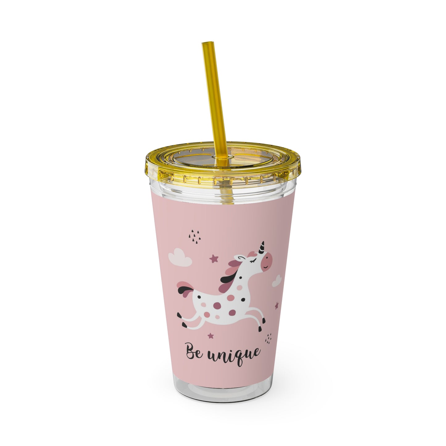 Sunsplash Unicorn Tumbler – 16oz Drinkware with Straw, Perfect for Kids & Unicorn Lovers