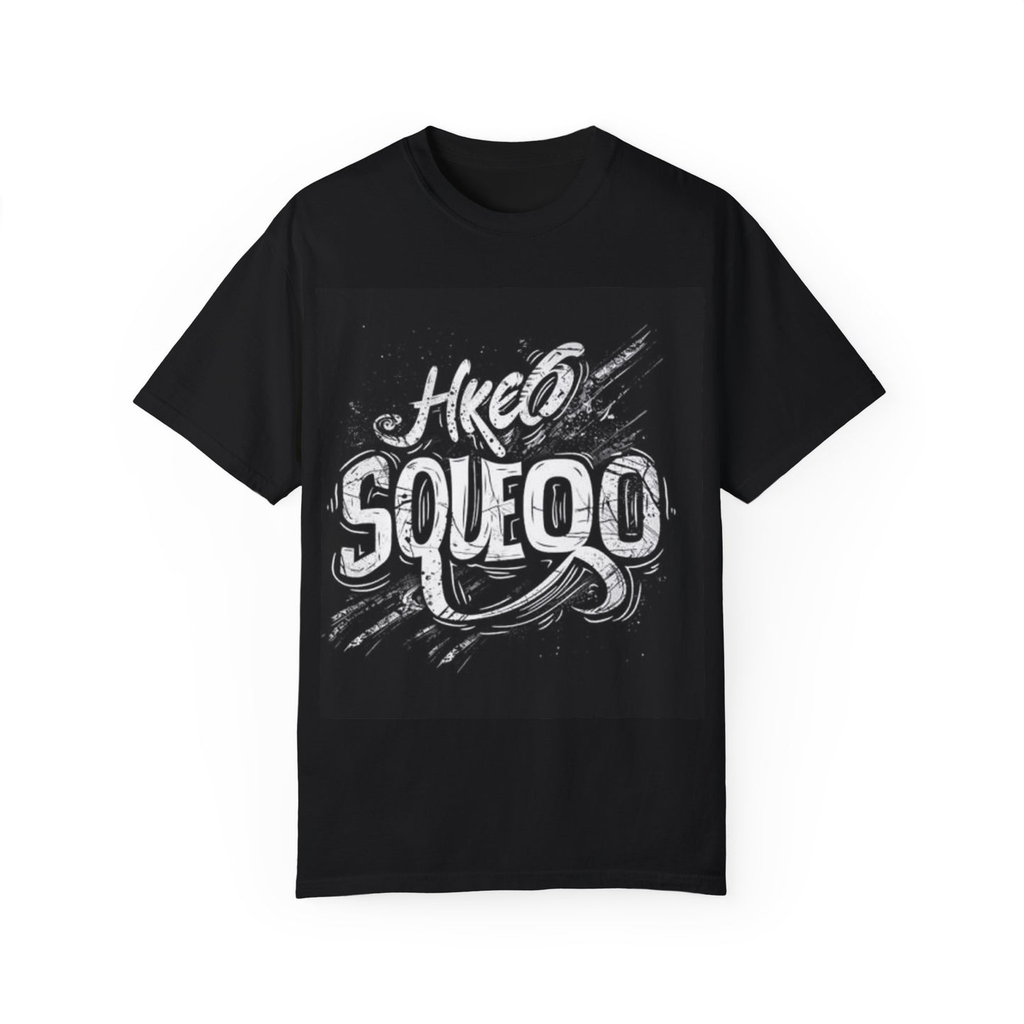 Unisex Garment-Dyed T-Shirt - Retro Squeal Graphic Tee