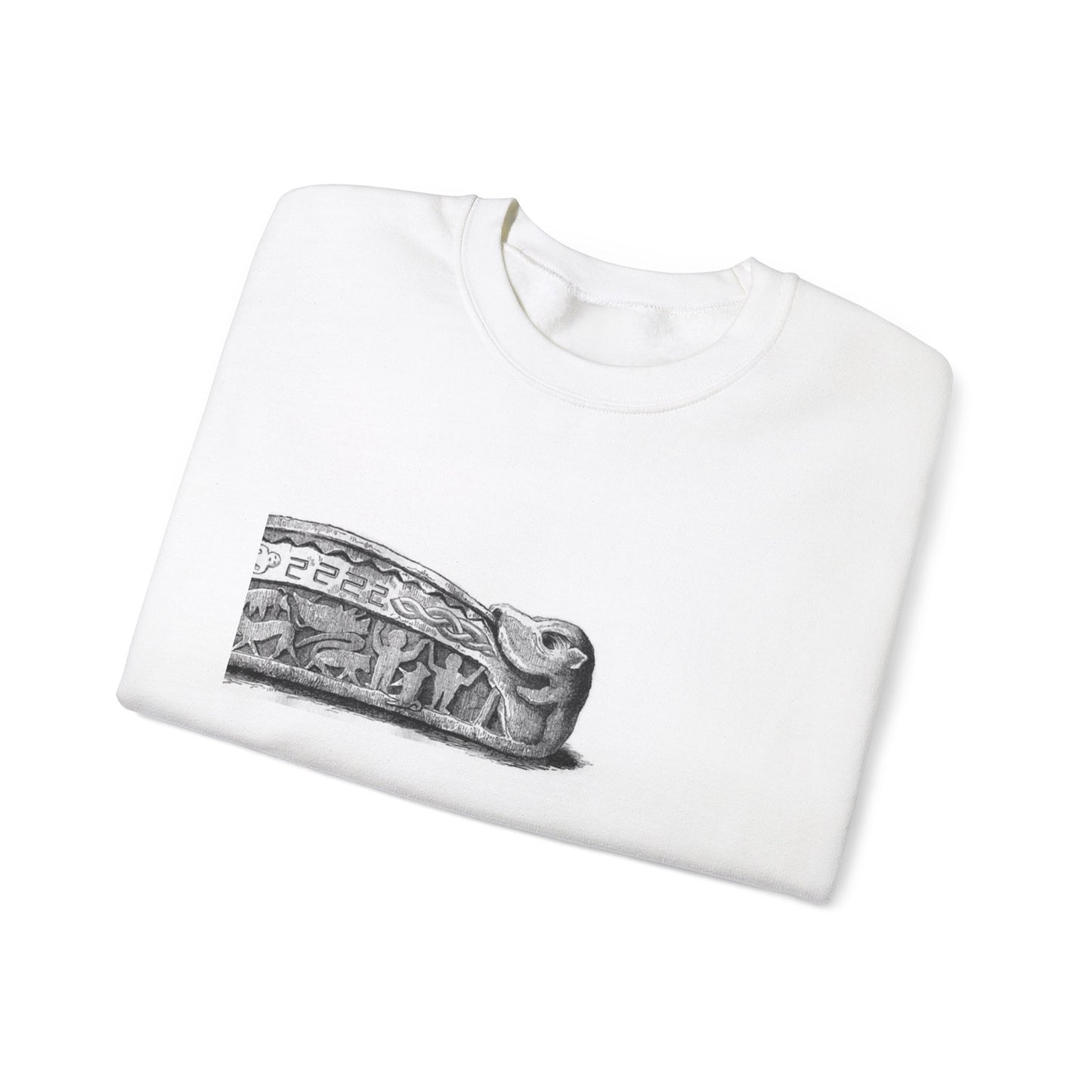 Artistic Unisex Heavy Blend™ Crewneck Sweatshirt - Vintage-Inspired Graphic Design