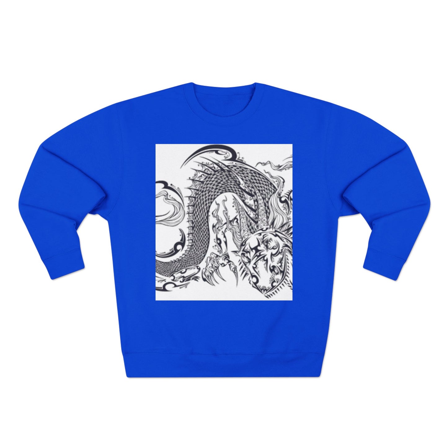 Dragon Art Unisex Crewneck Sweatshirt - Bold Tattoo Design