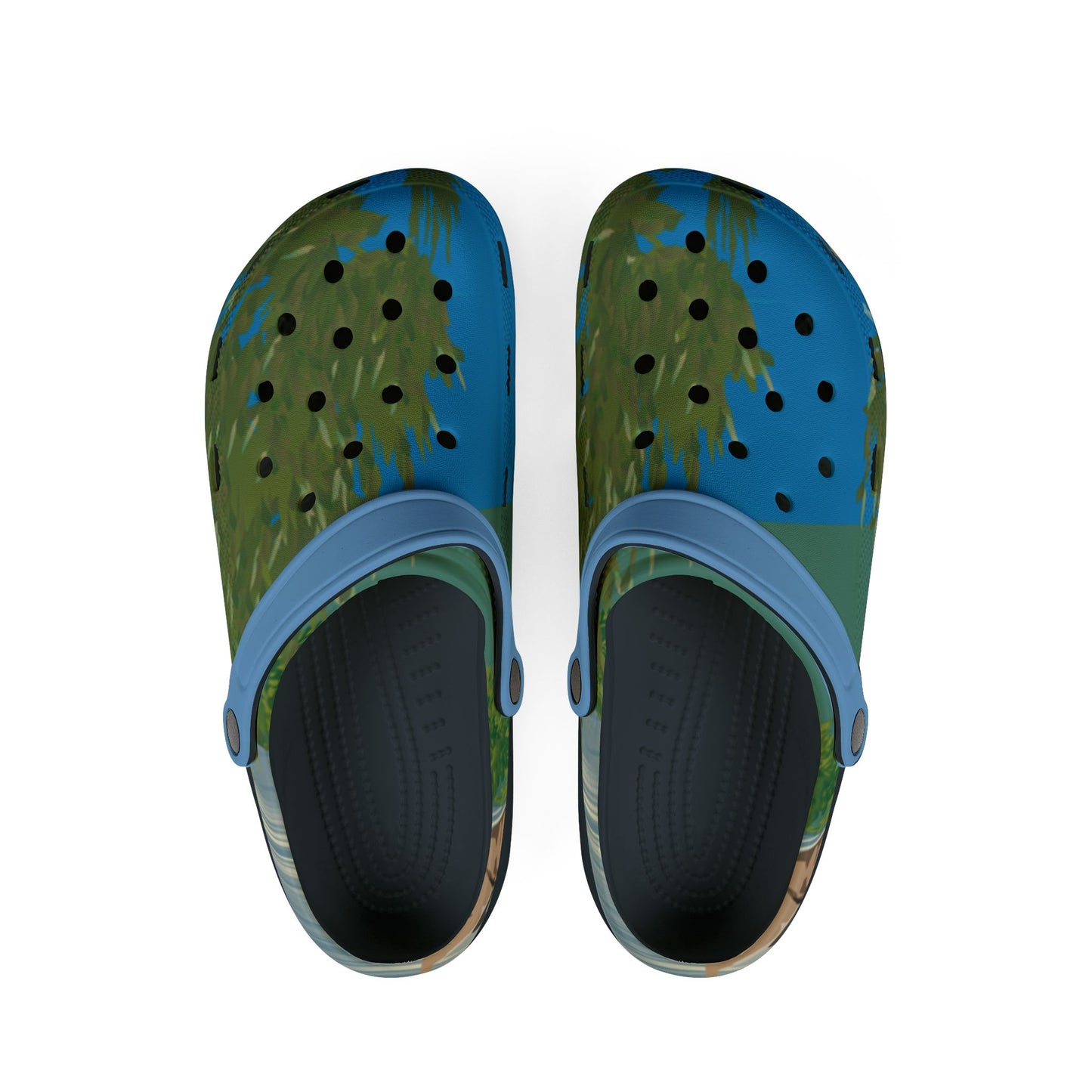 Eco-Friendly EVA Foam Rubber Shoes - Comfortable Garden Clogs with Polka Dots
