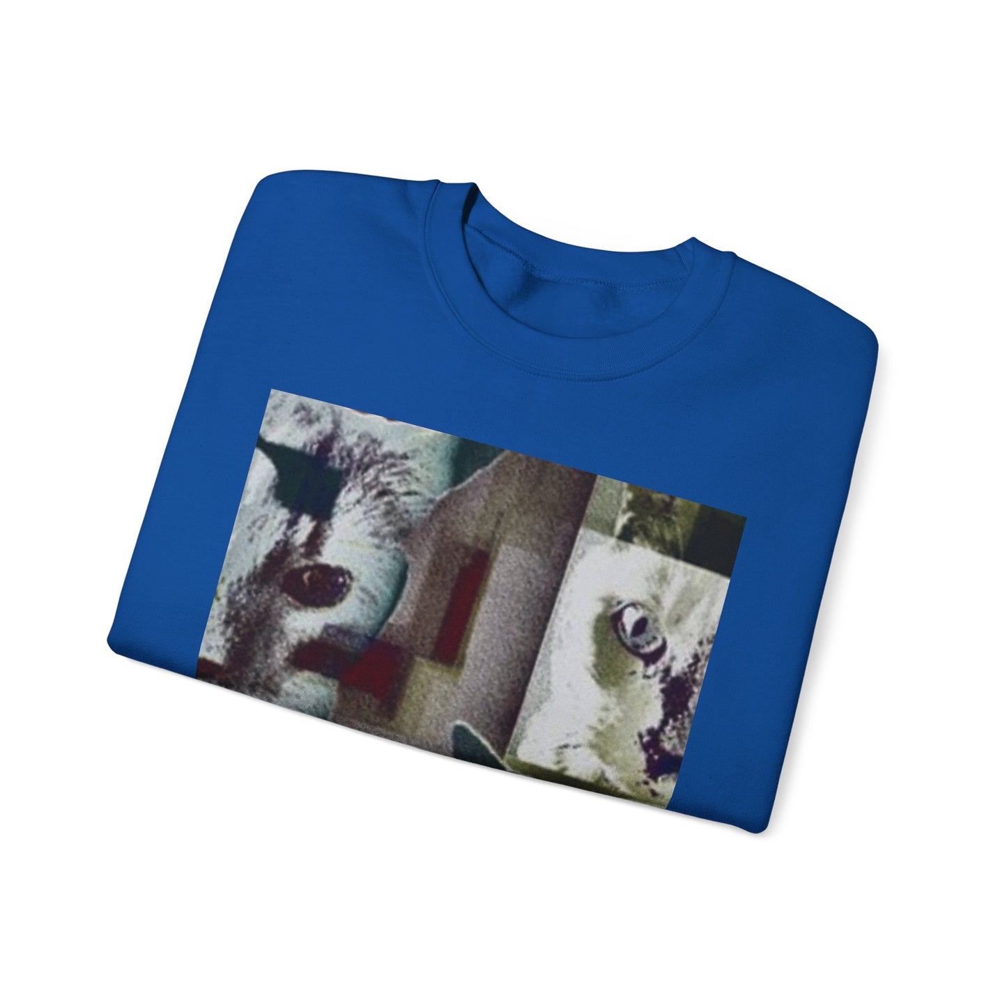Cozy Cat Lover Crewneck Sweatshirt - Artistic Feline Design