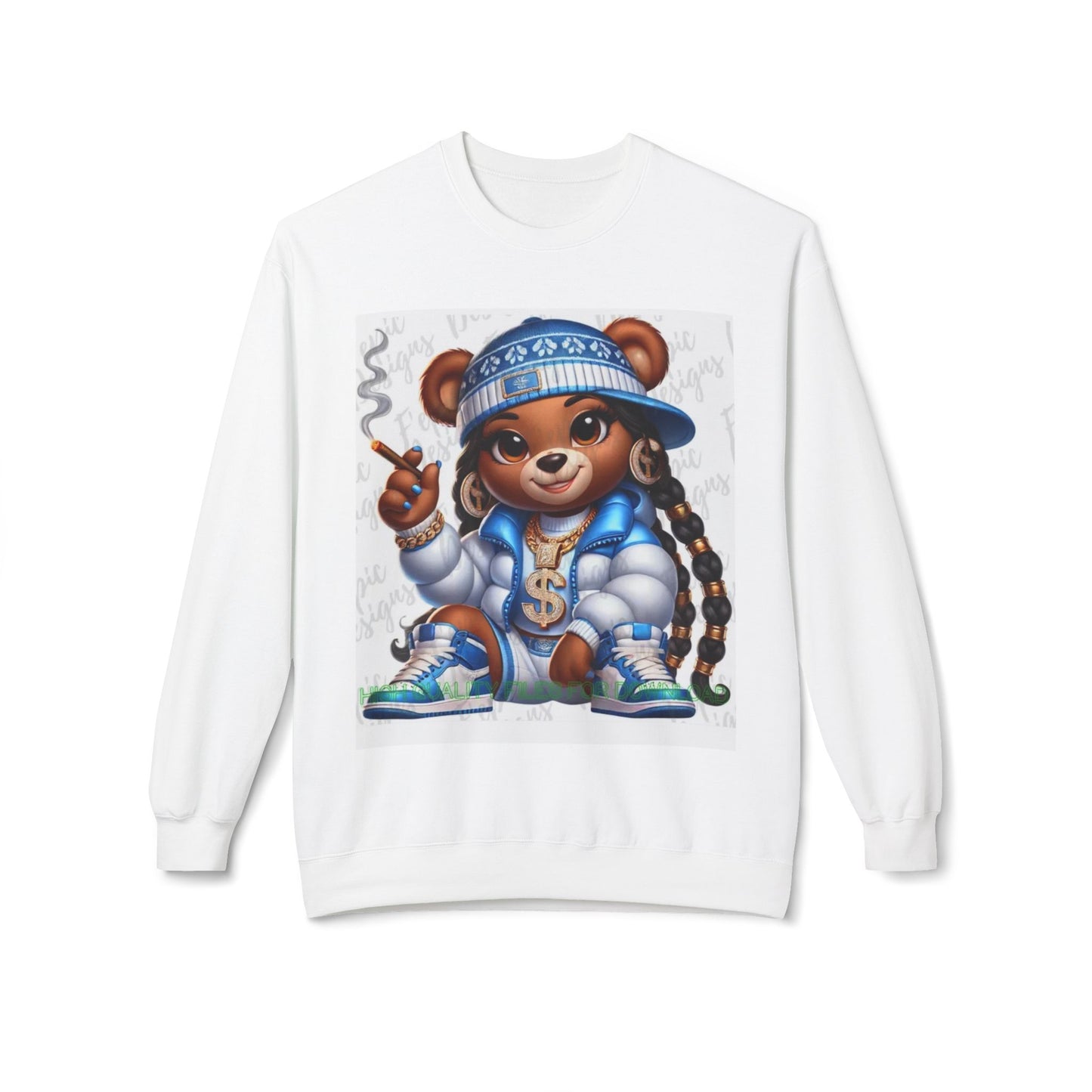 Cool Bear Streetwear Sweatshirt - Funky Unisex Crewneck with Attitude