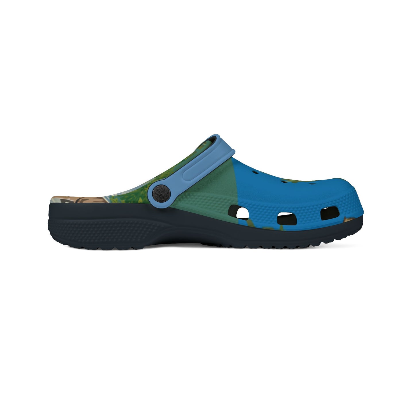 Eco-Friendly EVA Foam Rubber Shoes - Comfortable Garden Clogs with Polka Dots