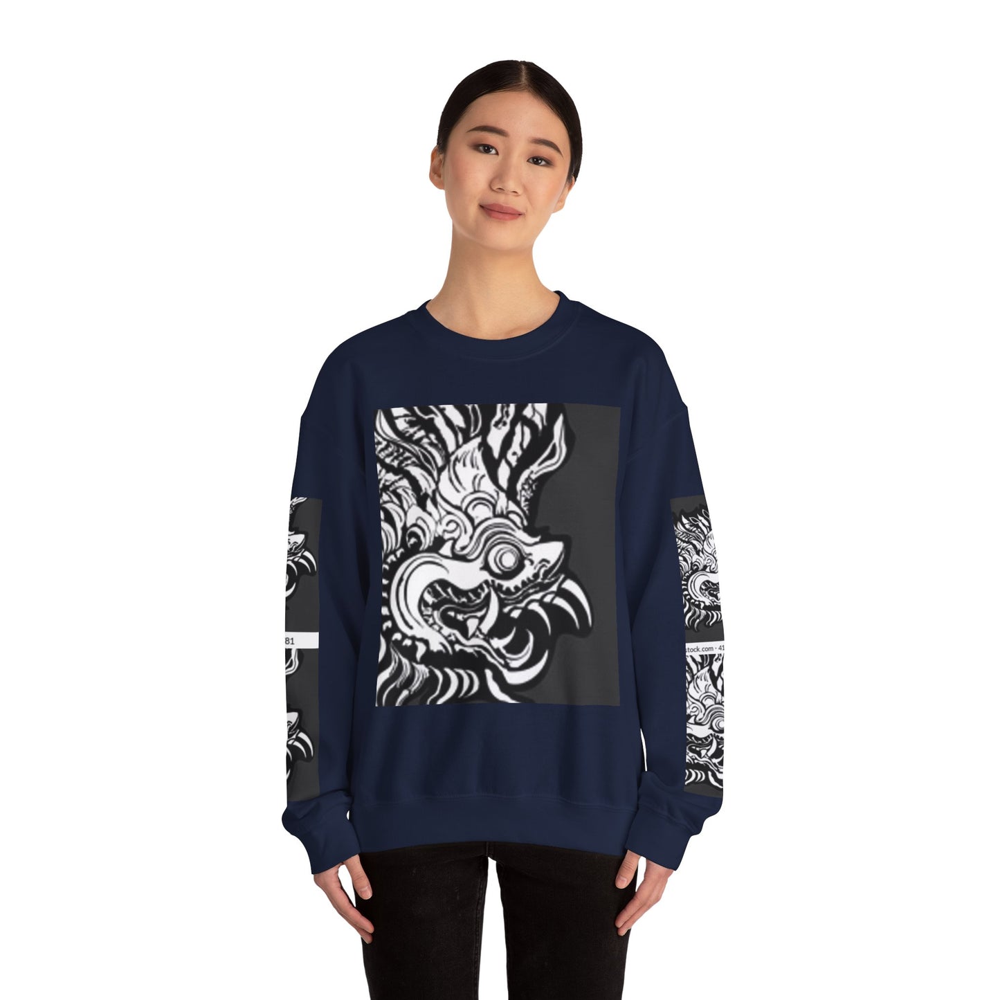 Bold Graphic Crewneck Sweatshirt - Unisex Heavy Blend™ - Perfect for Streetwear and Casual Outings