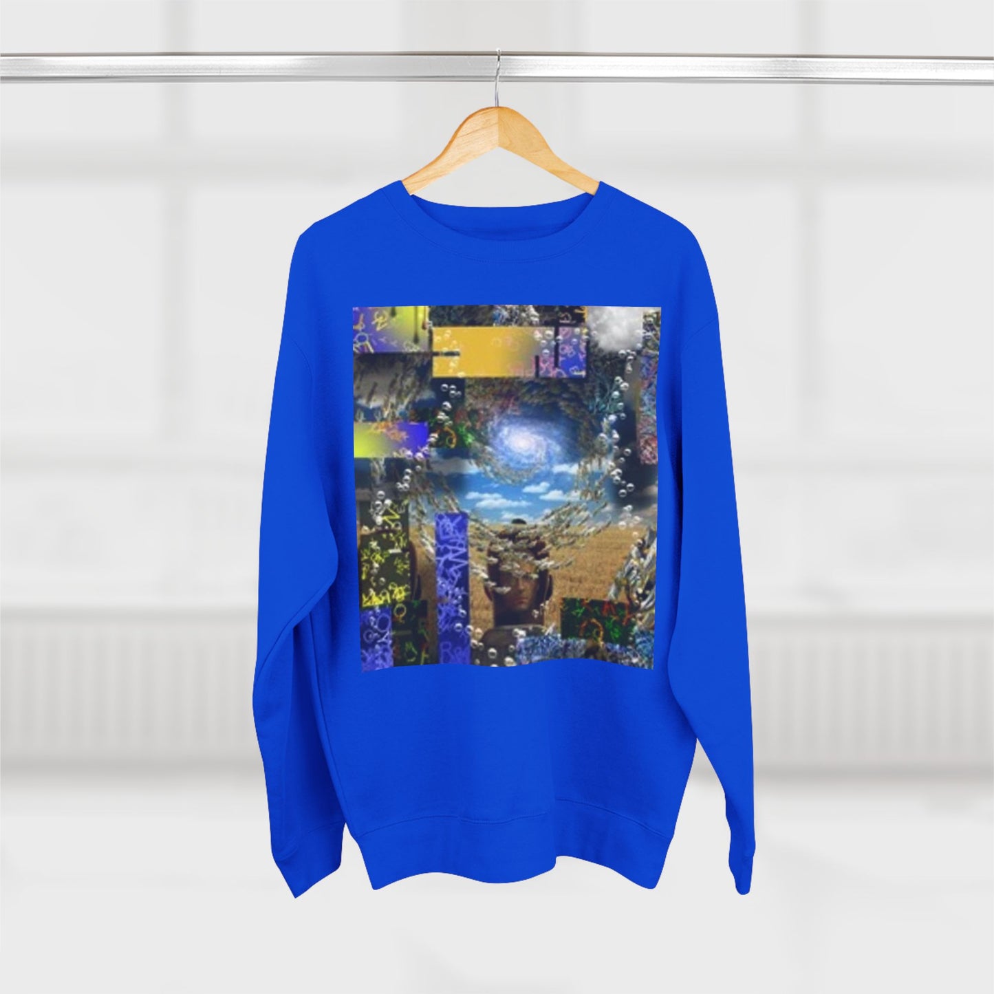 Cosmic Adventure Unisex Crewneck Sweatshirt - Unique Art Print